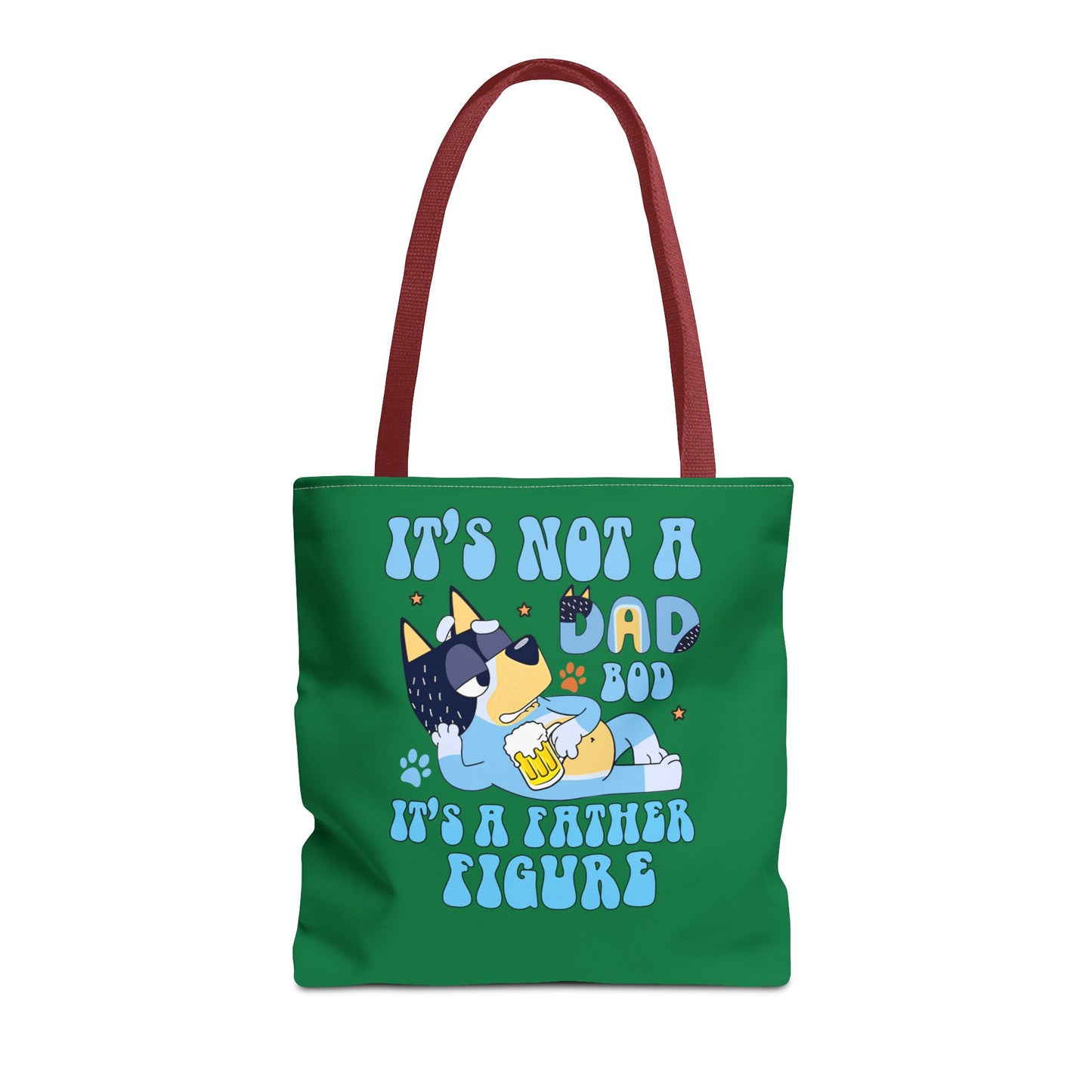 Princess Grace Funny Dad Tote Bag "It's Not a Dad Bod, It's a Father Figure"