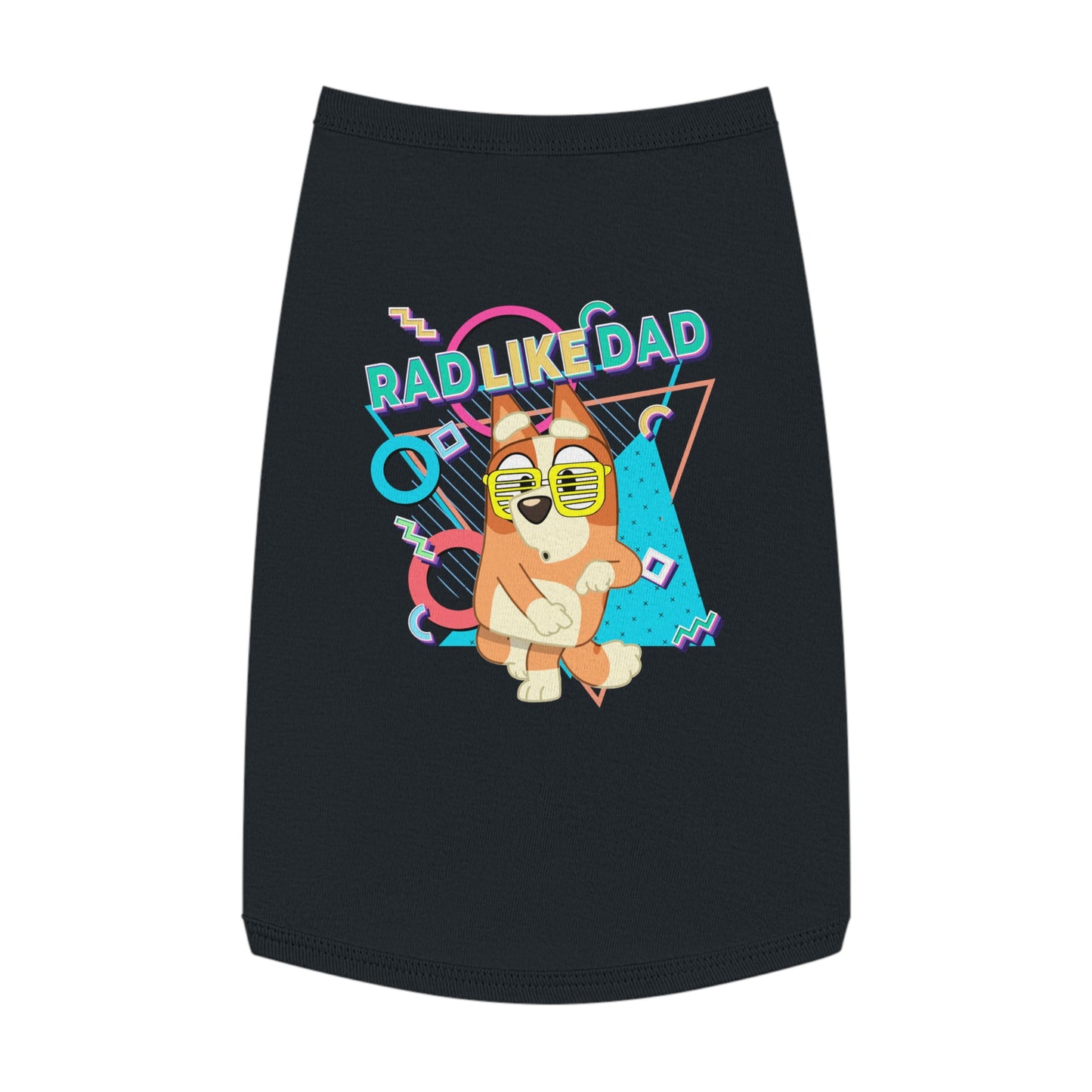 Princess Grace Rad Like Dad Pet Tank Top Cool Dog Apparel for Pet Lovers