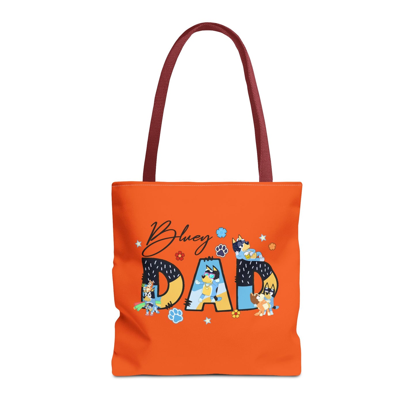 Princess Grace Bluey Dad Tote Bag Fun Playful Gift for Dog Lovers