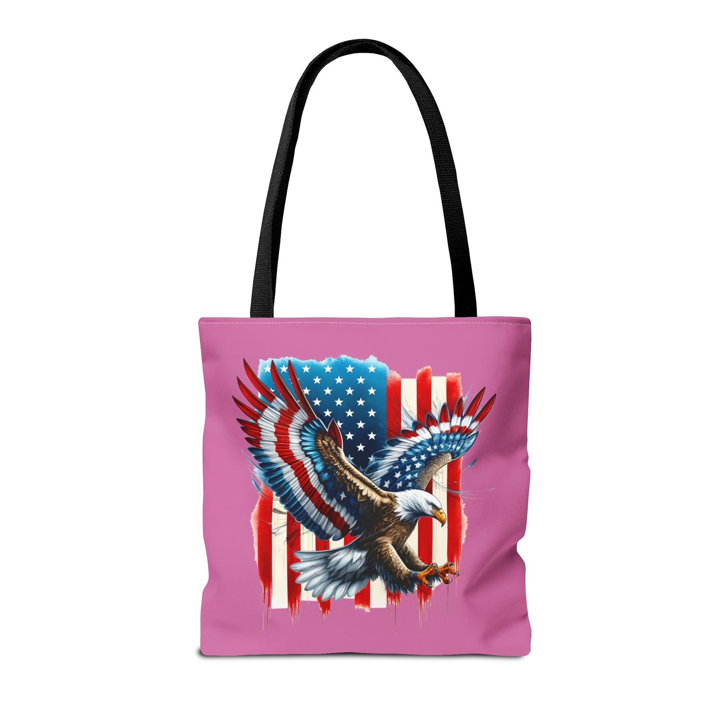 Princess Grace Patriotic Eagle Tote Bag American Flag Design
