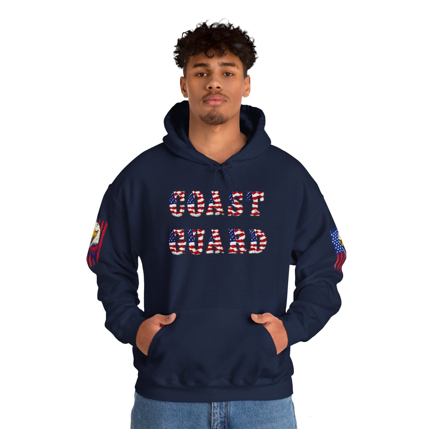 Princess Grace Patriotic Coast Guard Sweatshirt Unisex Heavy Blend Hoodie
