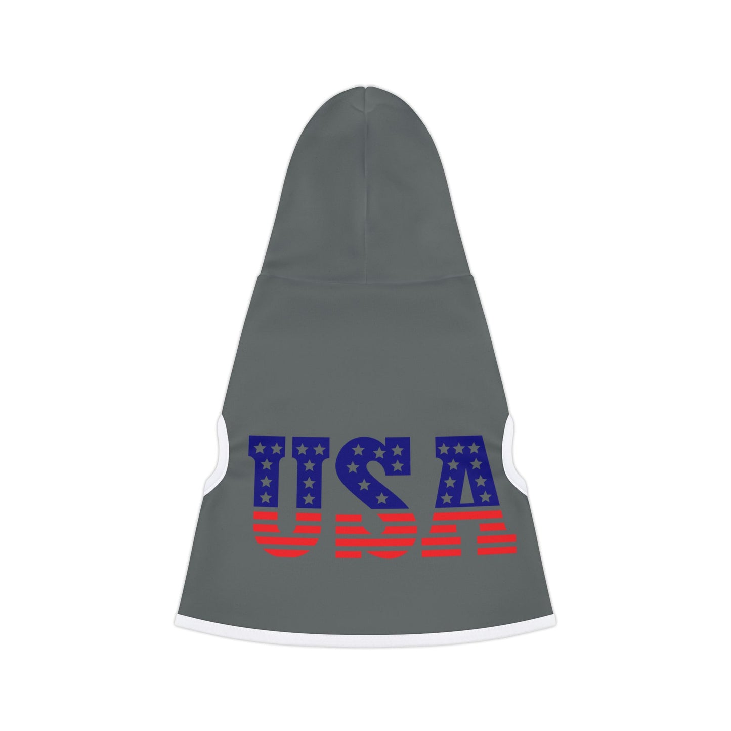 Princess Grace USA Flag Pet Hoodie Stylish and Cozy Dog Apparel for Patriotic Pets