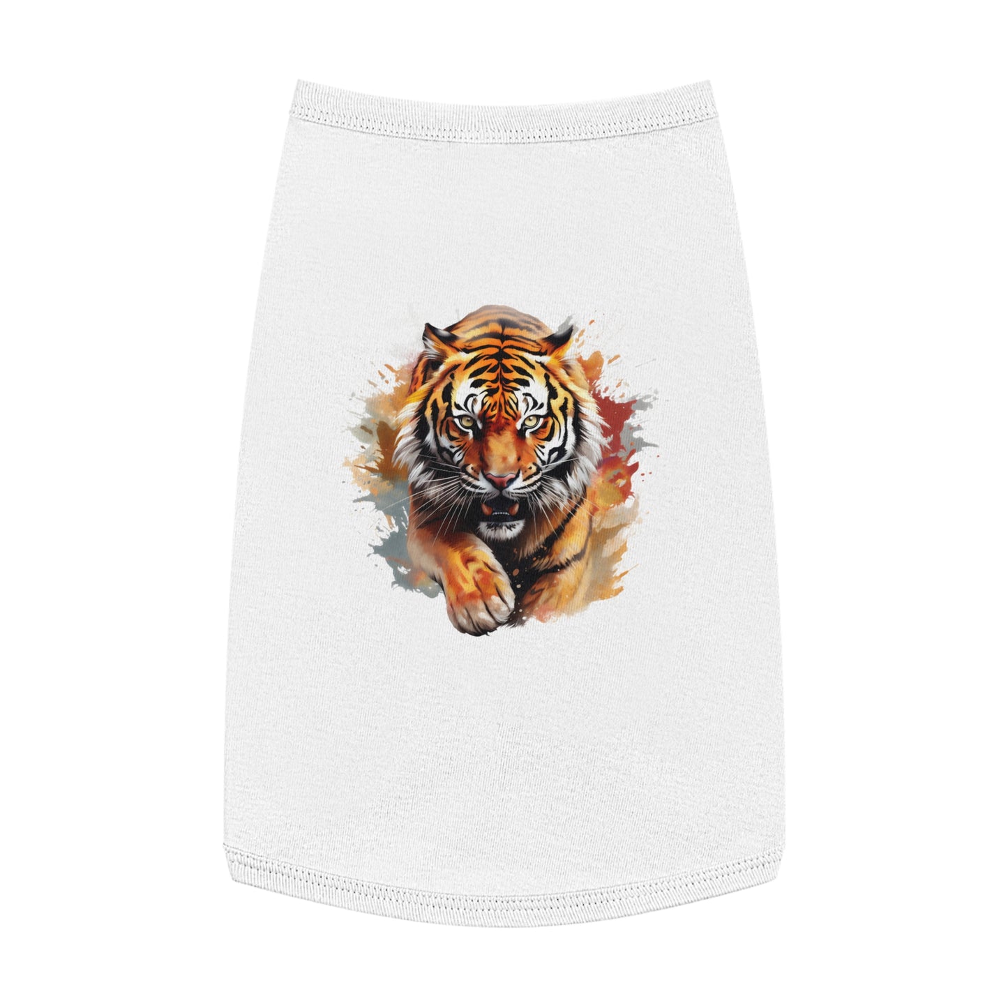 Princess Grace CUTE Wild Tiger Pet Tank Top Stylish Animal Print for Trendy Pets
