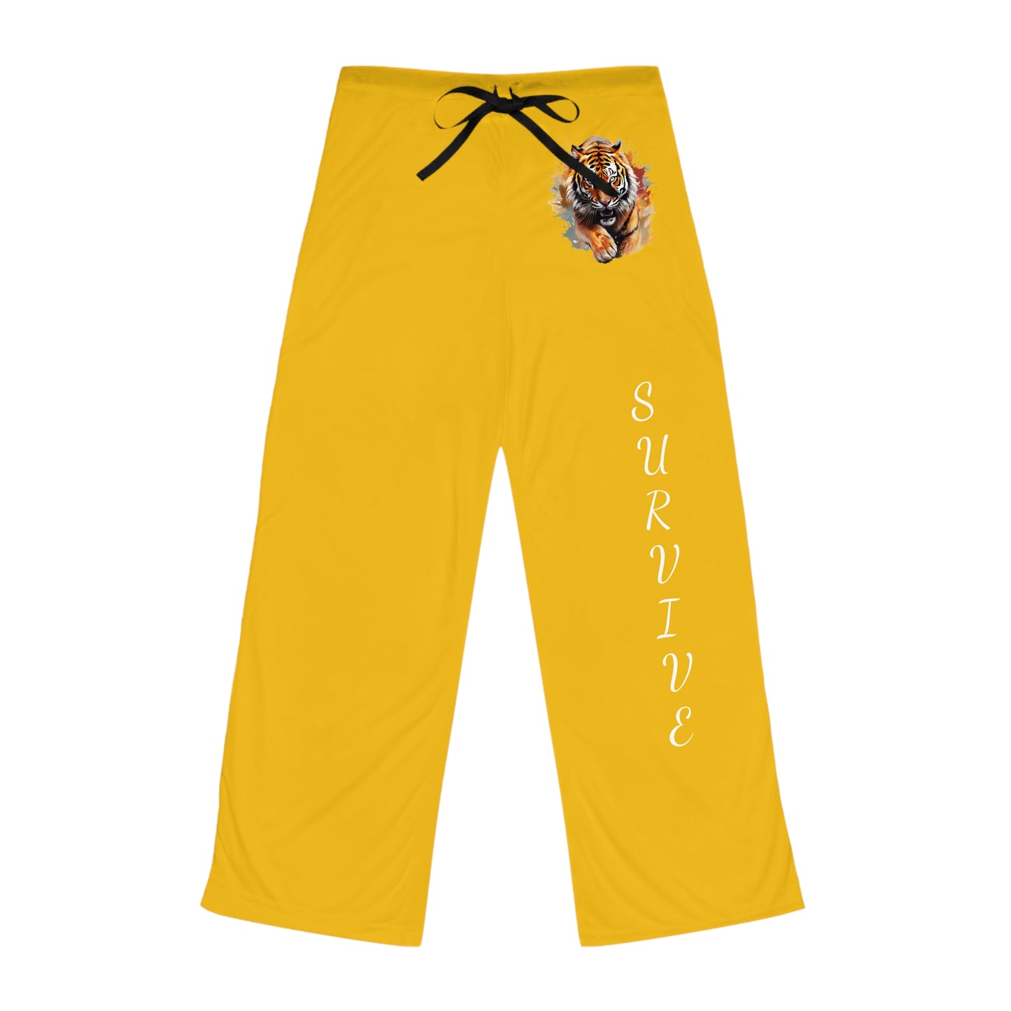 Princess Grace Survive Tiger Pajama Pants Cozy Loungewear for Relaxation