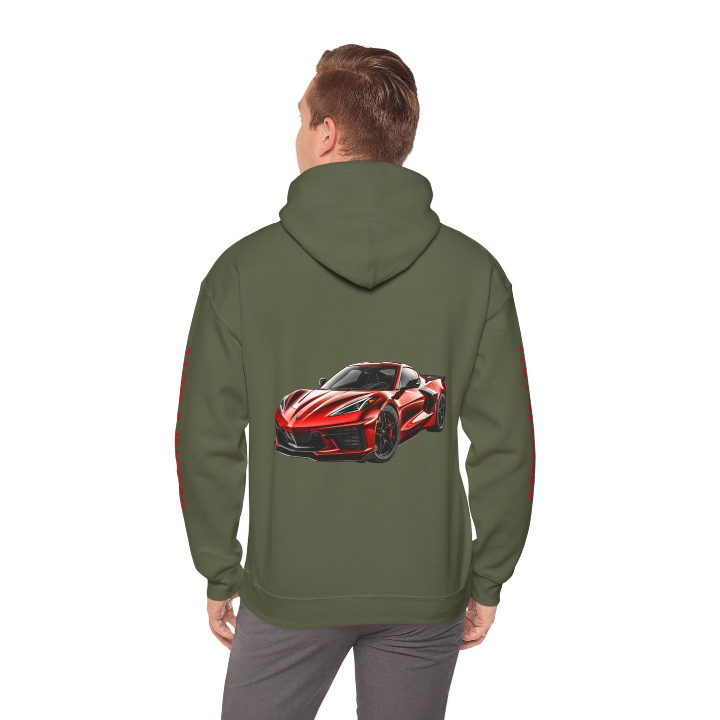 Princess Grace Hot Wheels Unisex Hooded Sweatshirt Stylish Car Graphic Sweatshirt for Car Enthusiasts
