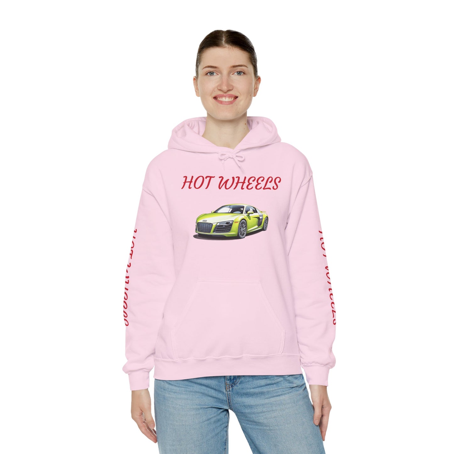Princess Grace Hot Wheels Unisex Hooded Sweatshirt Cool Car Design for Auto Enthusiasts
