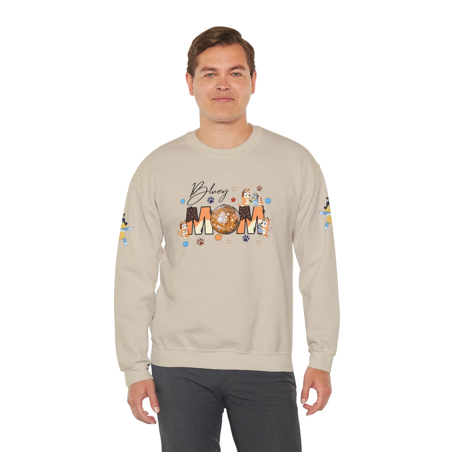 Princess Grace Bluey Mom Crewneck Sweatshirt Cozy Gift for Moms