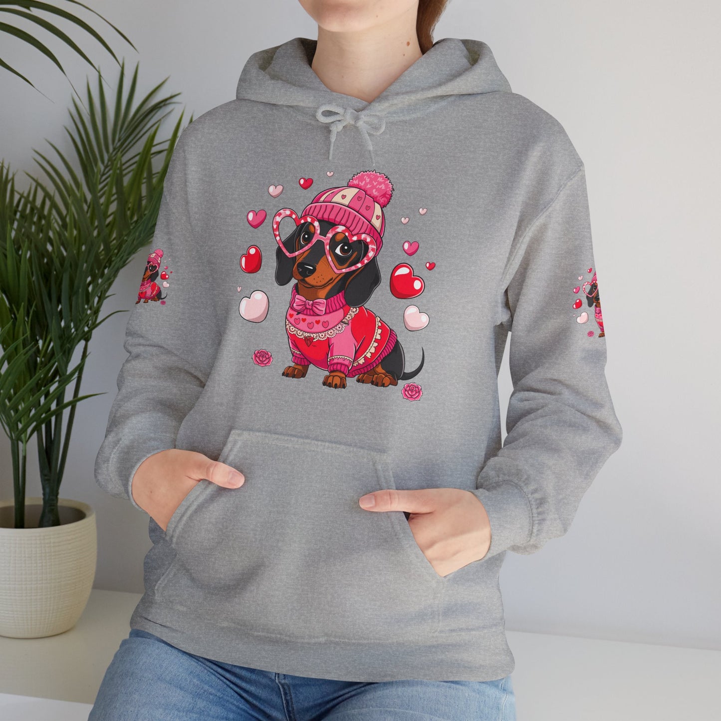 Princess Grace Cute Dachshund Love Sweatshirt for Dog Lovers