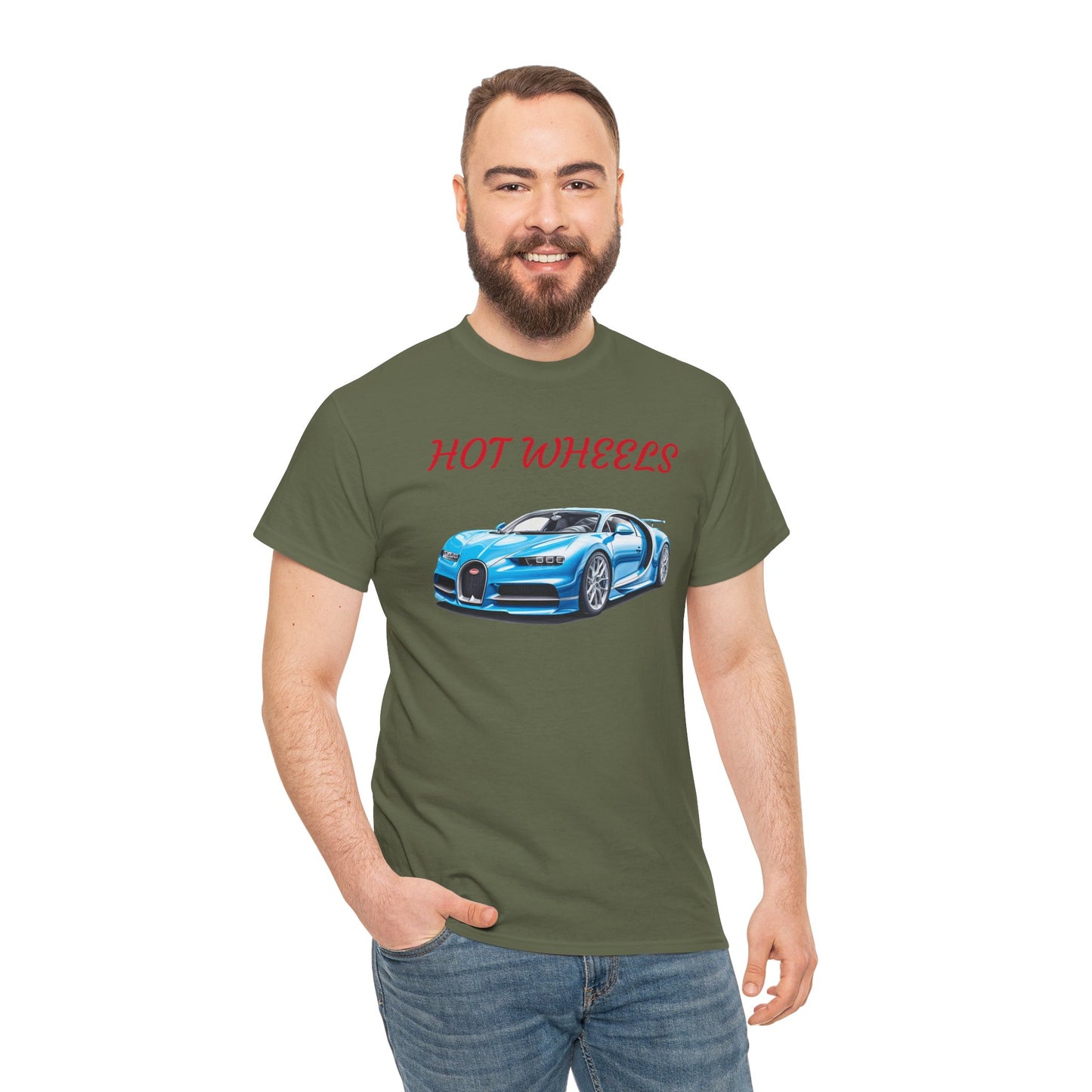 Princess Grace Cool Car Lover Unisex Heavy Cotton Tee Hot Wheels Graphic T-Shirt