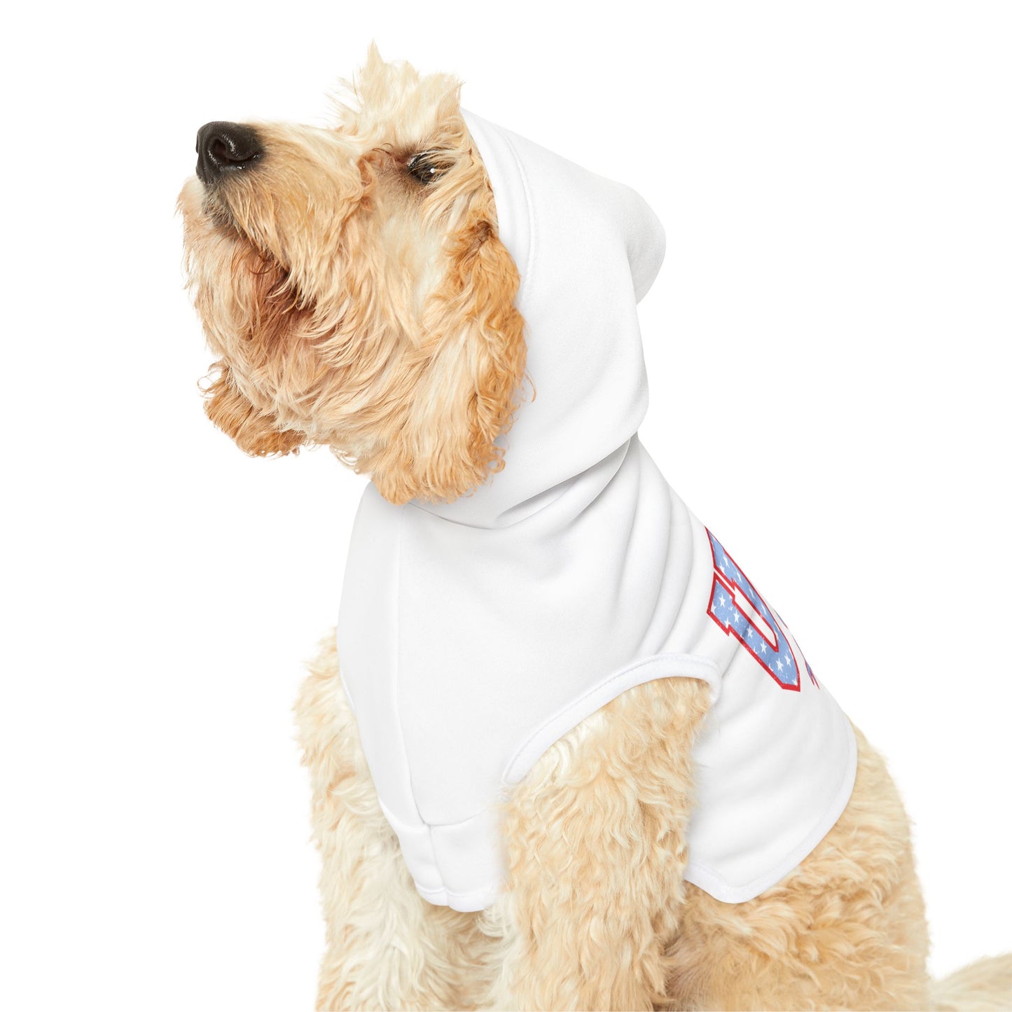 Princess Grace USA Stars & Stripes Pet Hoodie Celebrate in Style
