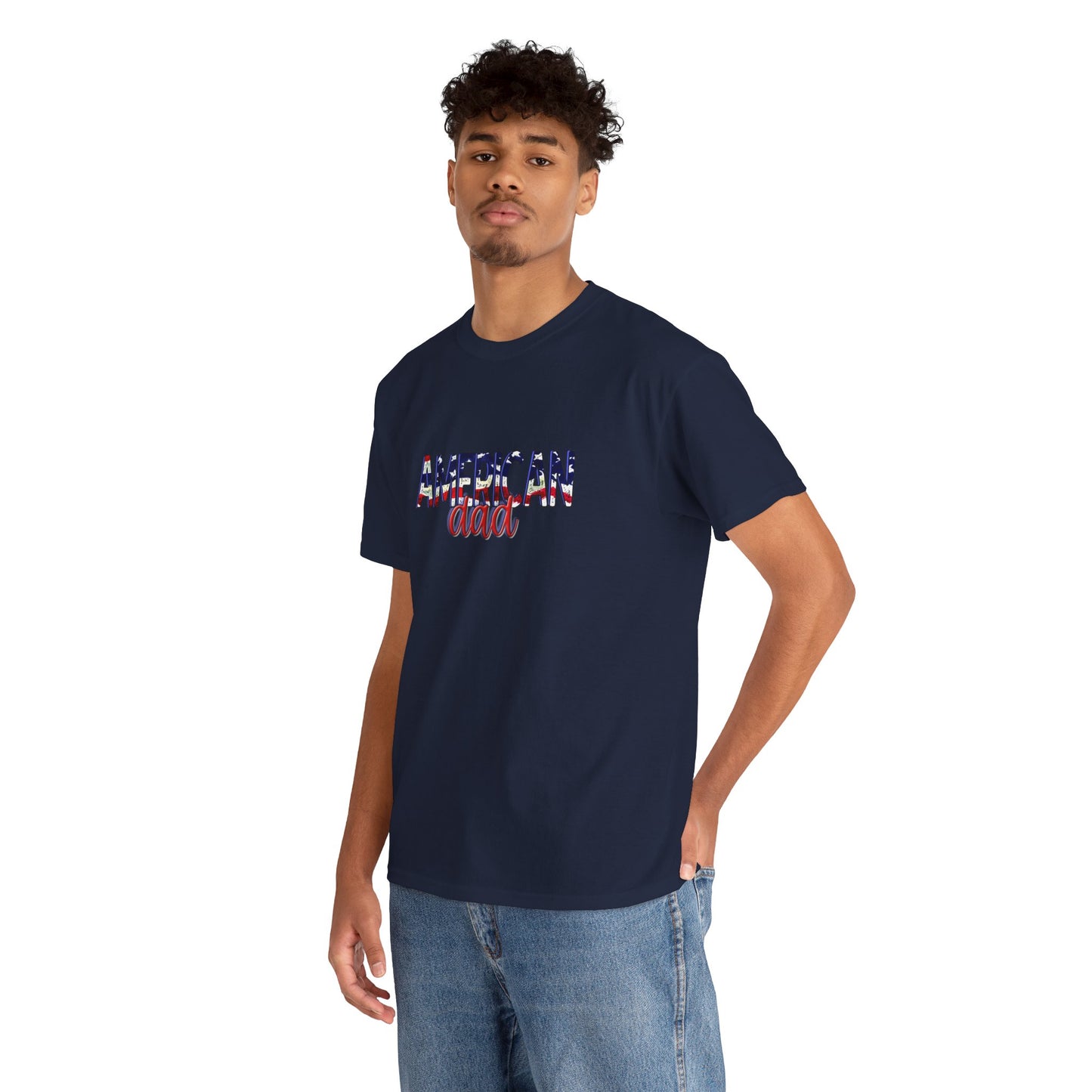 Princess Grace Patriotic American Dad Tee Unisex Heavy Cotton T-Shirt