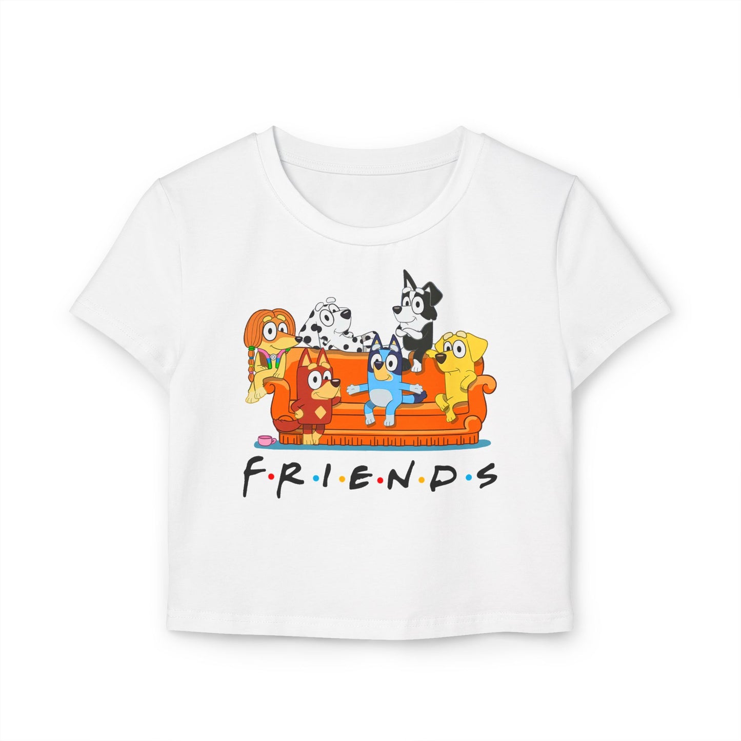 Princess Grace Bluey Friends Women's Baby Tee