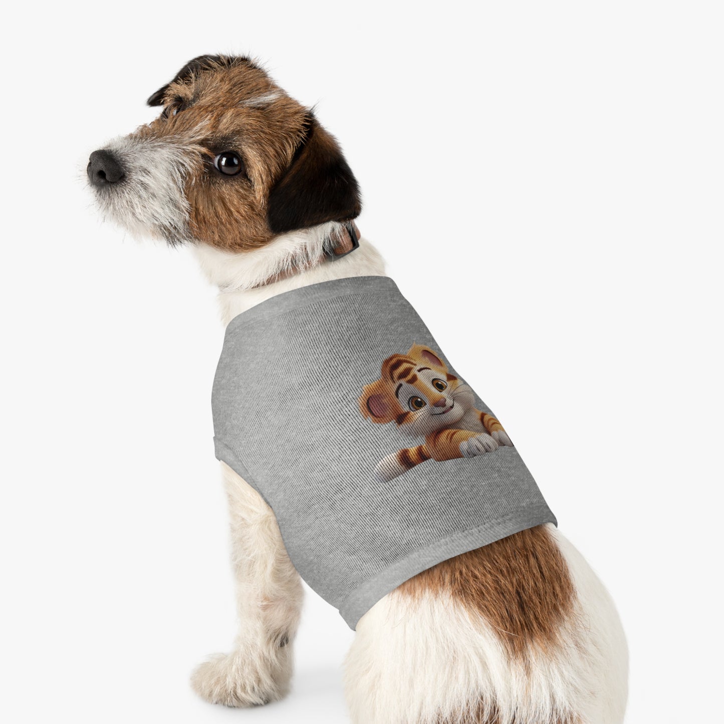 Princess Grace CUTE Tiger Print Pet Tank Top Fun Summer Outfit for Cats and Small Dogs