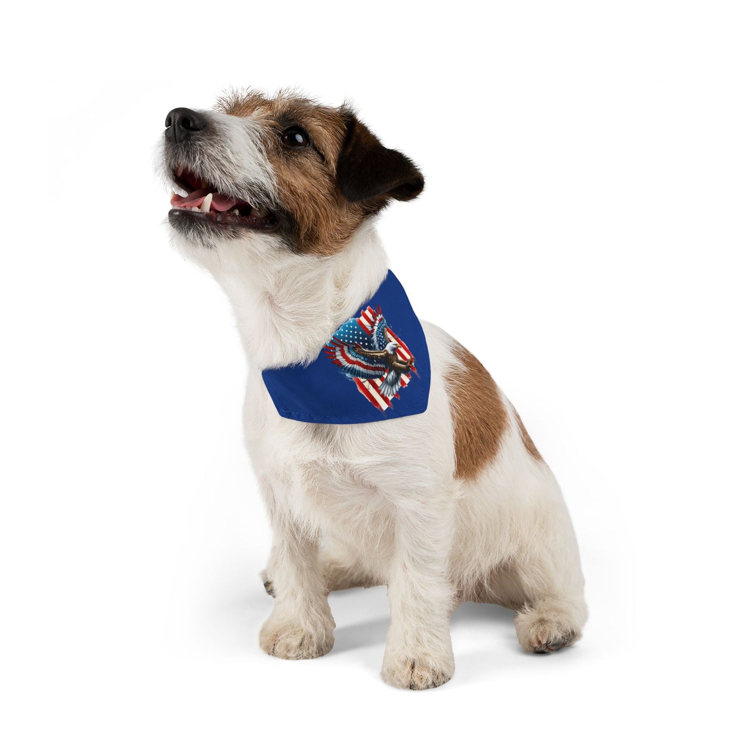 Princess Grace Patriotic Pet Bandana Collar for Dogs USA Flag Design
