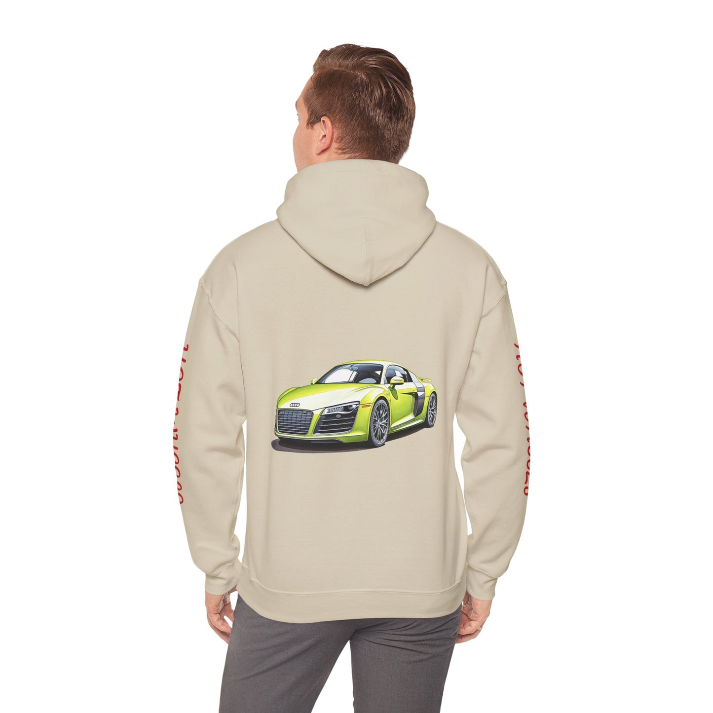 Princess Grace Hot Wheels Unisex Hooded Sweatshirt Cool Car Design for Auto Enthusiasts