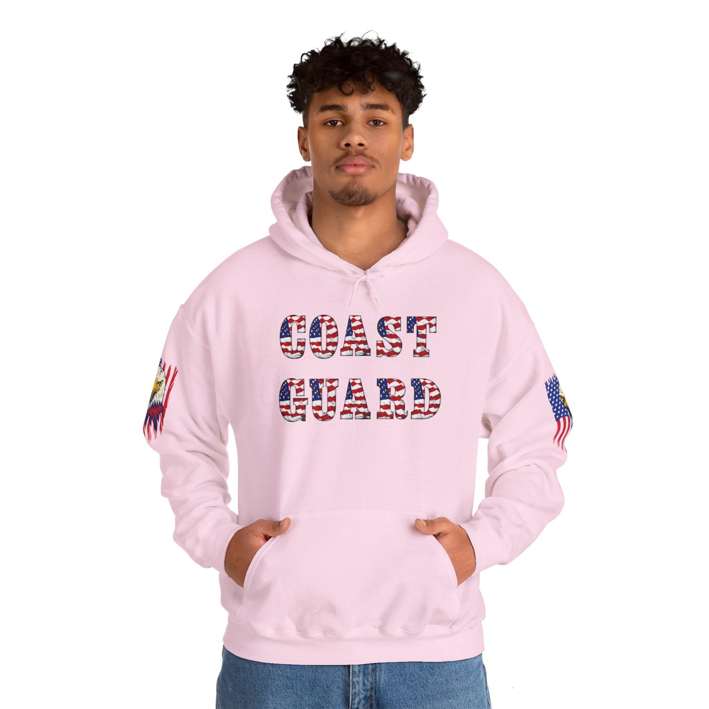 Princess Grace Patriotic Coast Guard Sweatshirt Unisex Heavy Blend Hoodie
