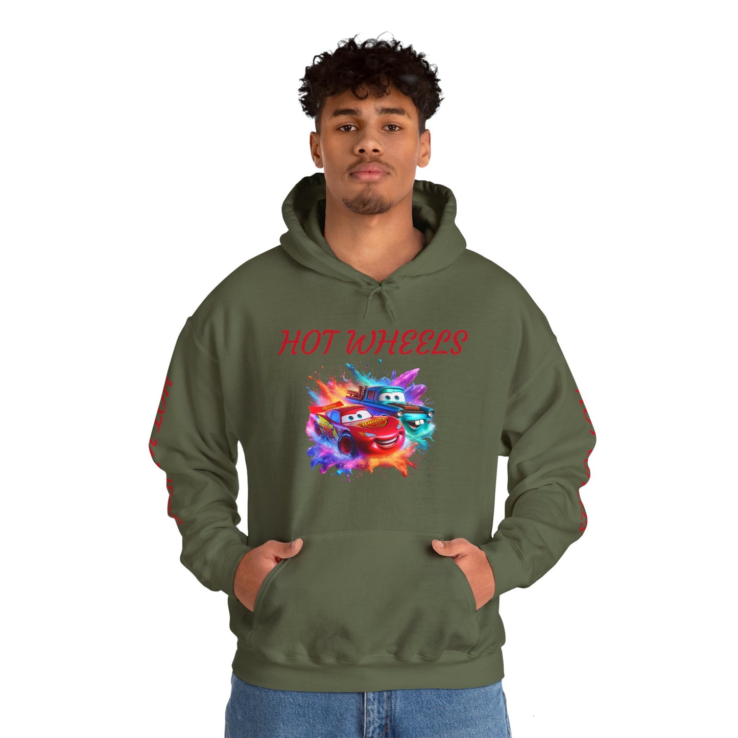 Princess Grace Cool Hot Wheels Unisex Hooded Sweatshirt Perfect for Car Enthusiasts