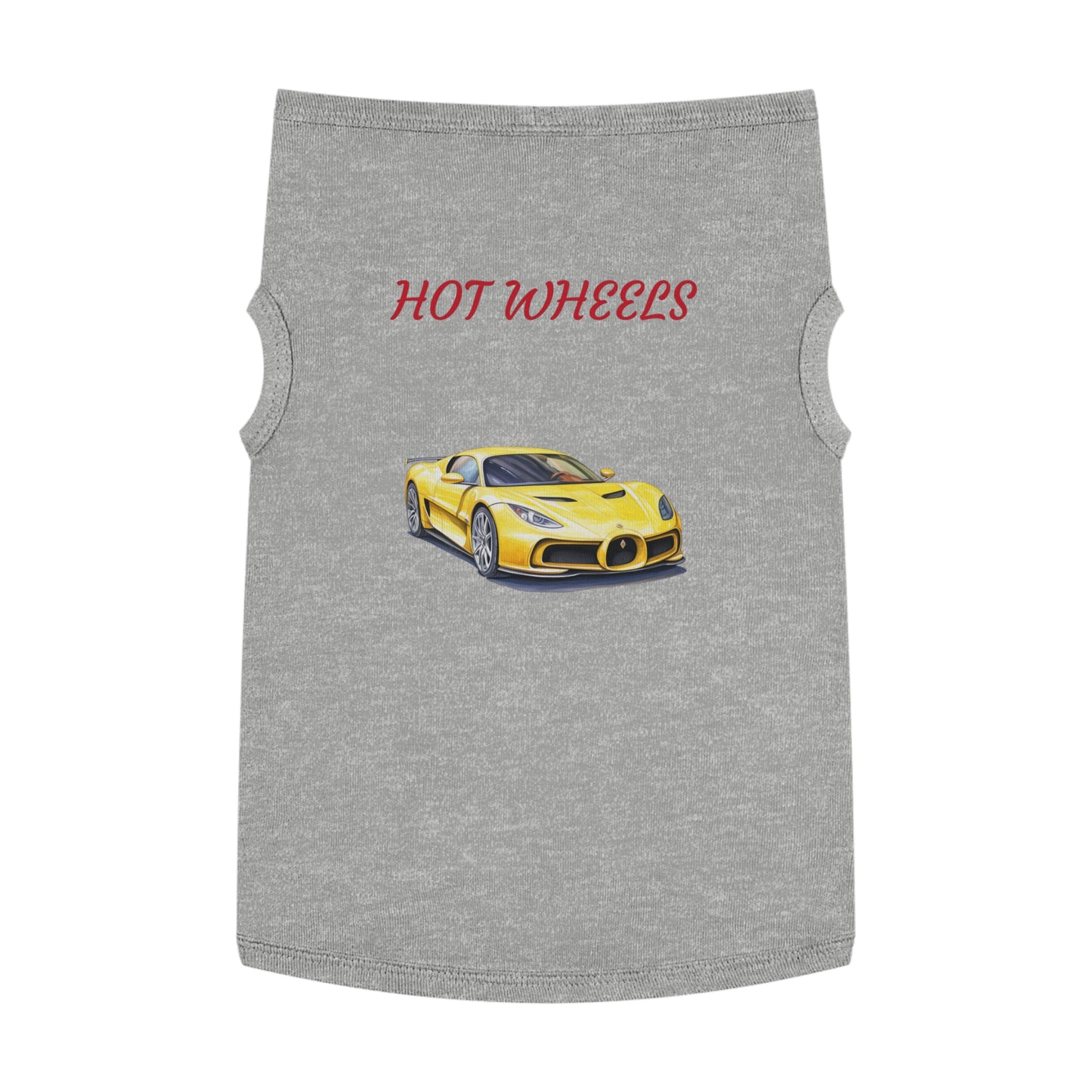 Princess Grace Hot Wheels Pet Tank Top Stylish Dog Apparel for Car Lovers