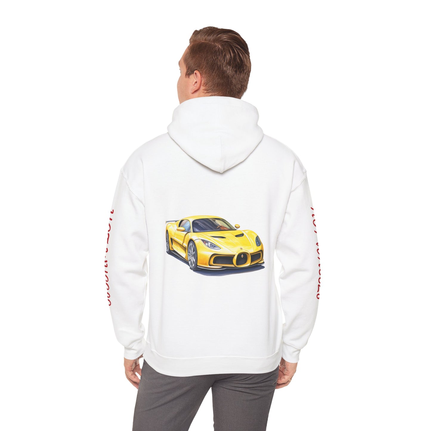 Princess Grace Hot Wheels Unisex Hooded Sweatshirt Racing Style for Car Enthusiasts