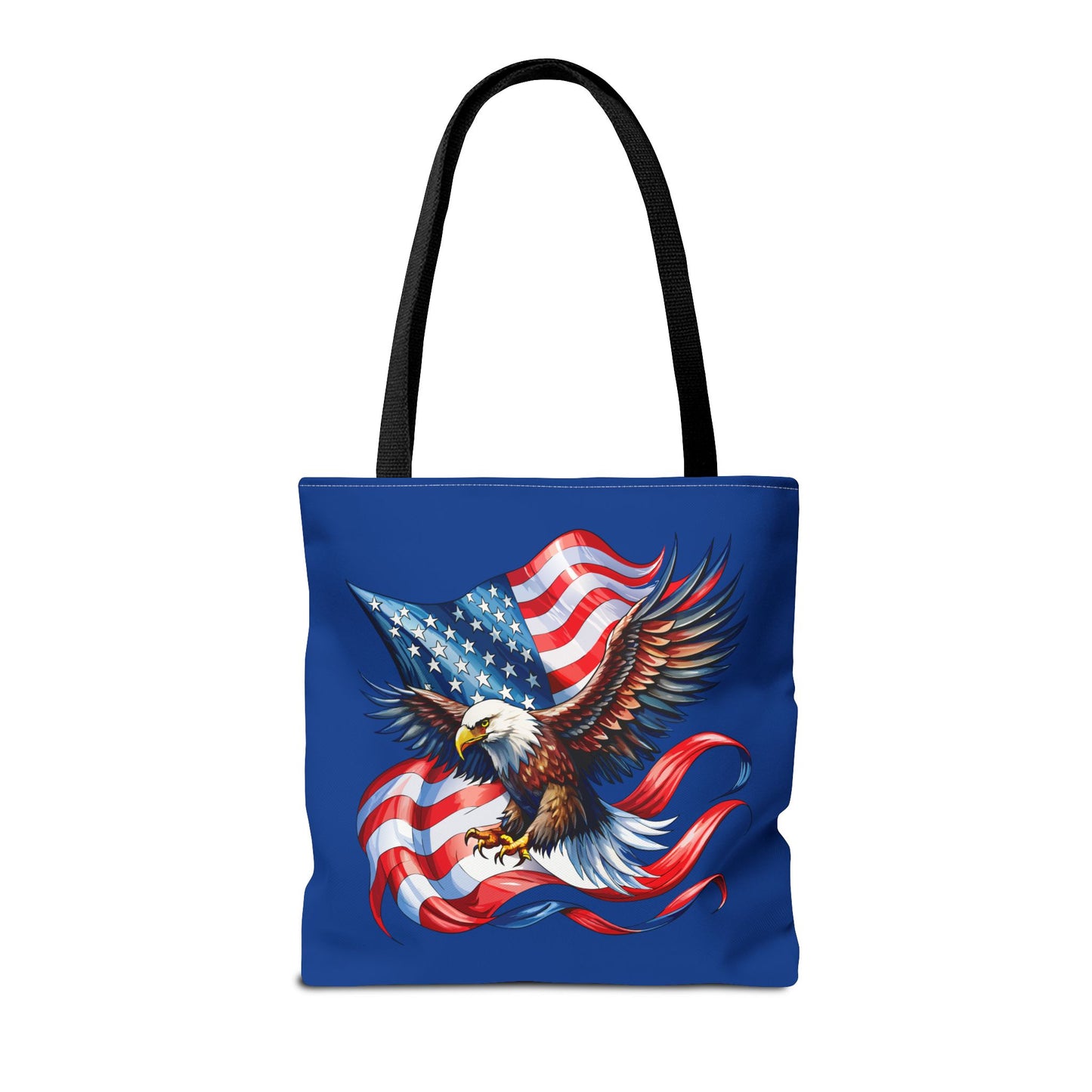 Princess Grace Patriotic Eagle Tote Bag American Flag Design