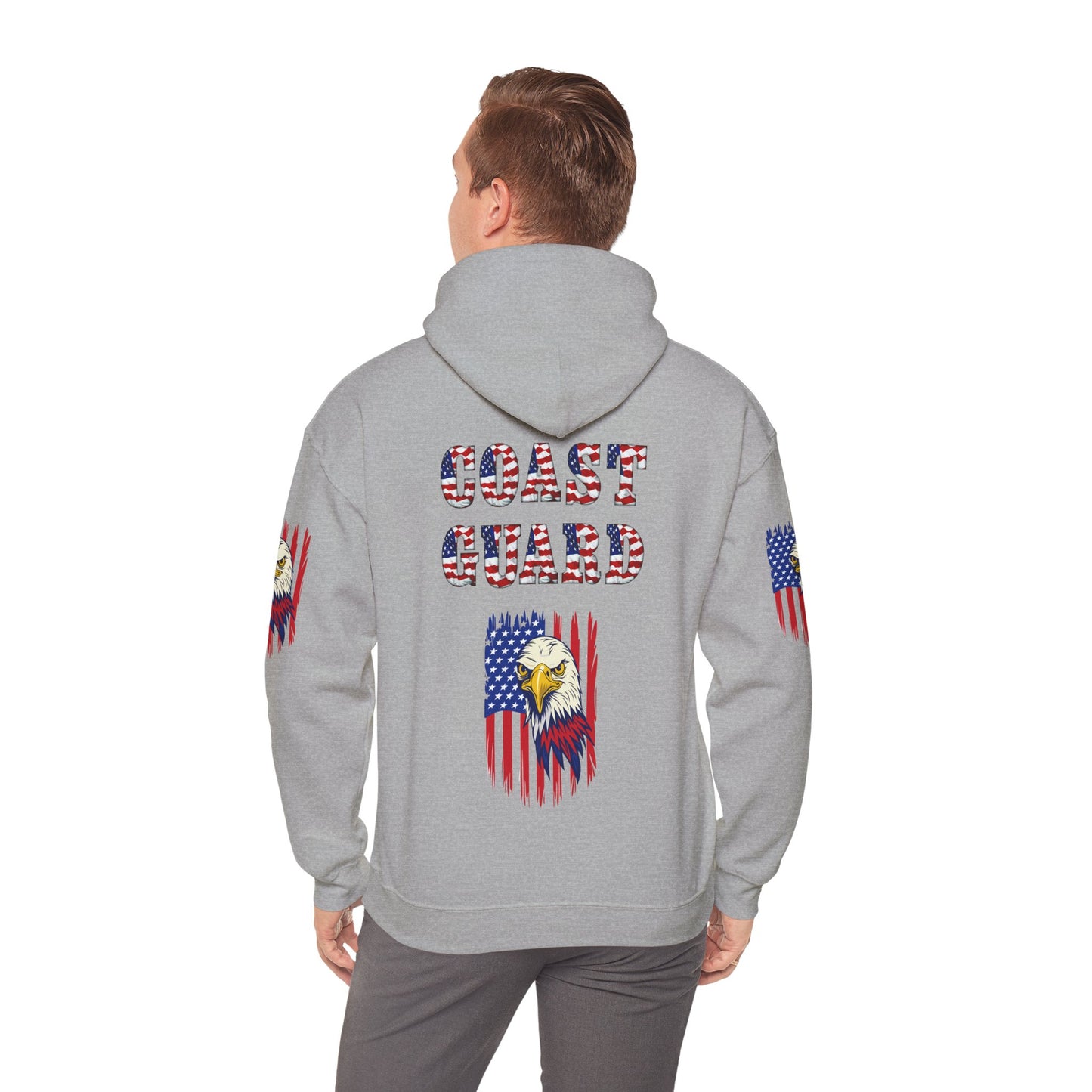 Princess Grace Patriotic Coast Guard Sweatshirt Unisex Heavy Blend Hoodie