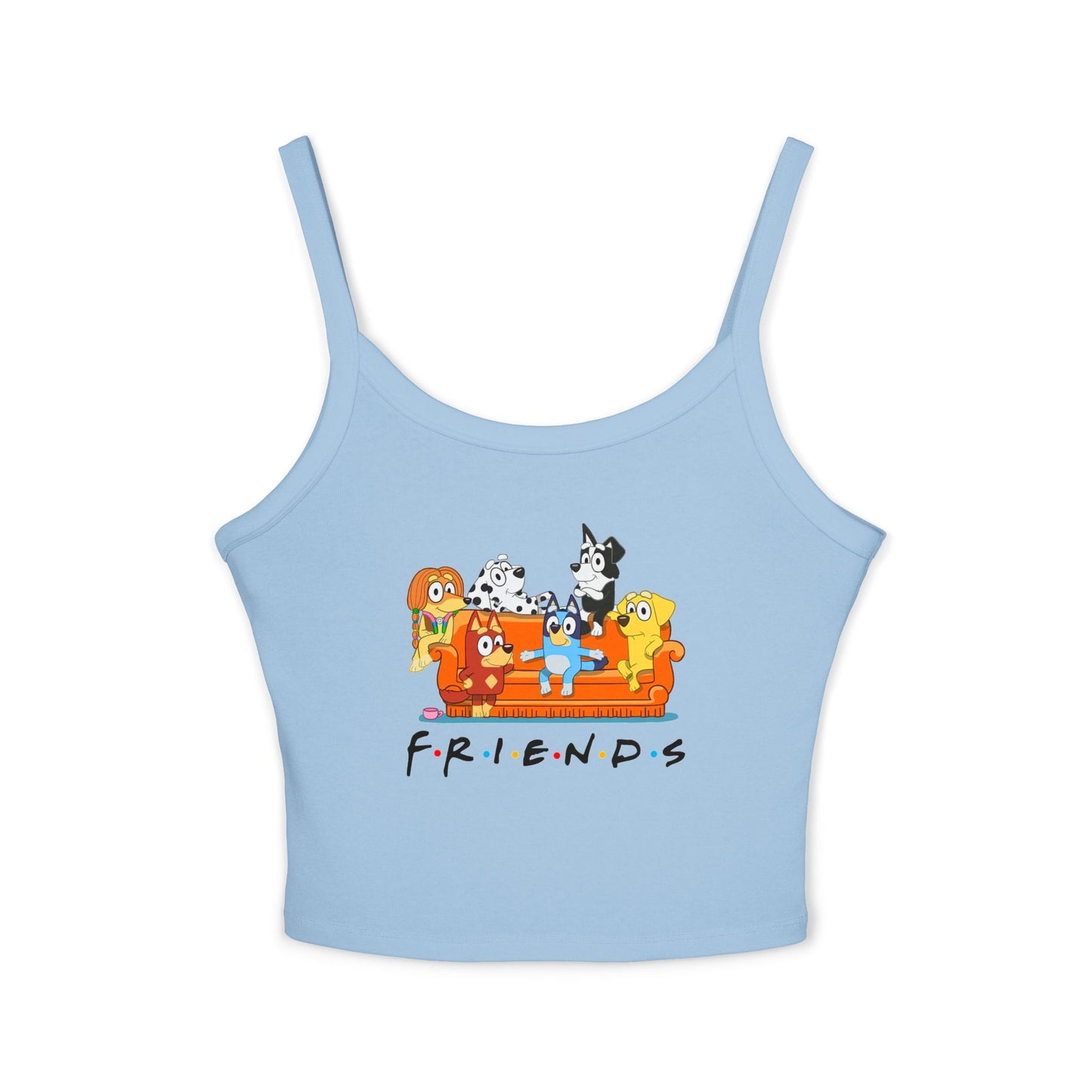 Princess Grace Bluey & Friends Women's Spaghetti Strap Tank Top