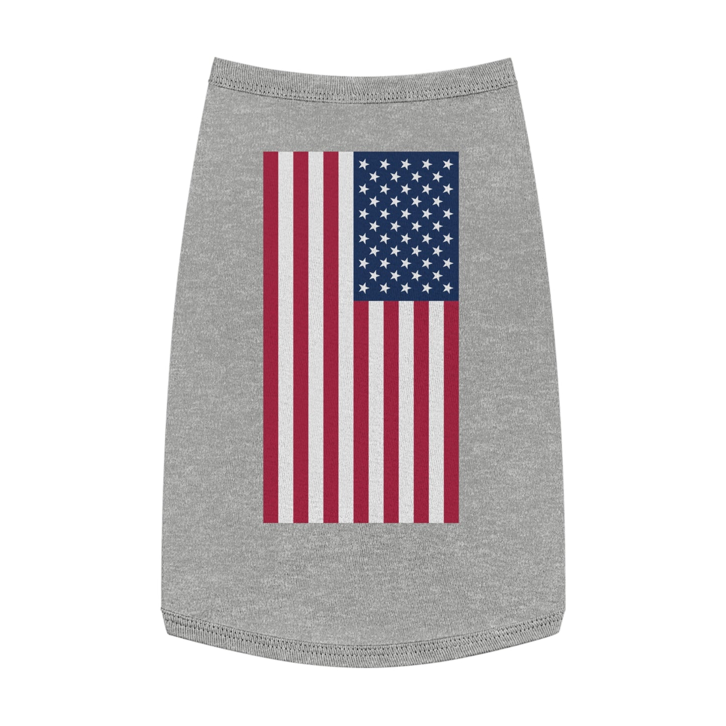 Princess Grace American Flag Pet Tank Top Comfortable Patriotic Apparel for Dogs