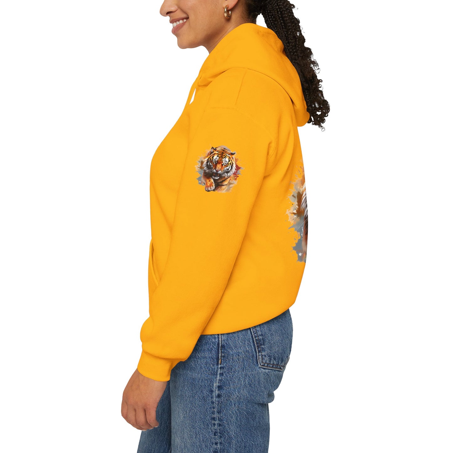 Princess Grace Fierce Tiger Graphic Unisex Heavy Blend Hoodie