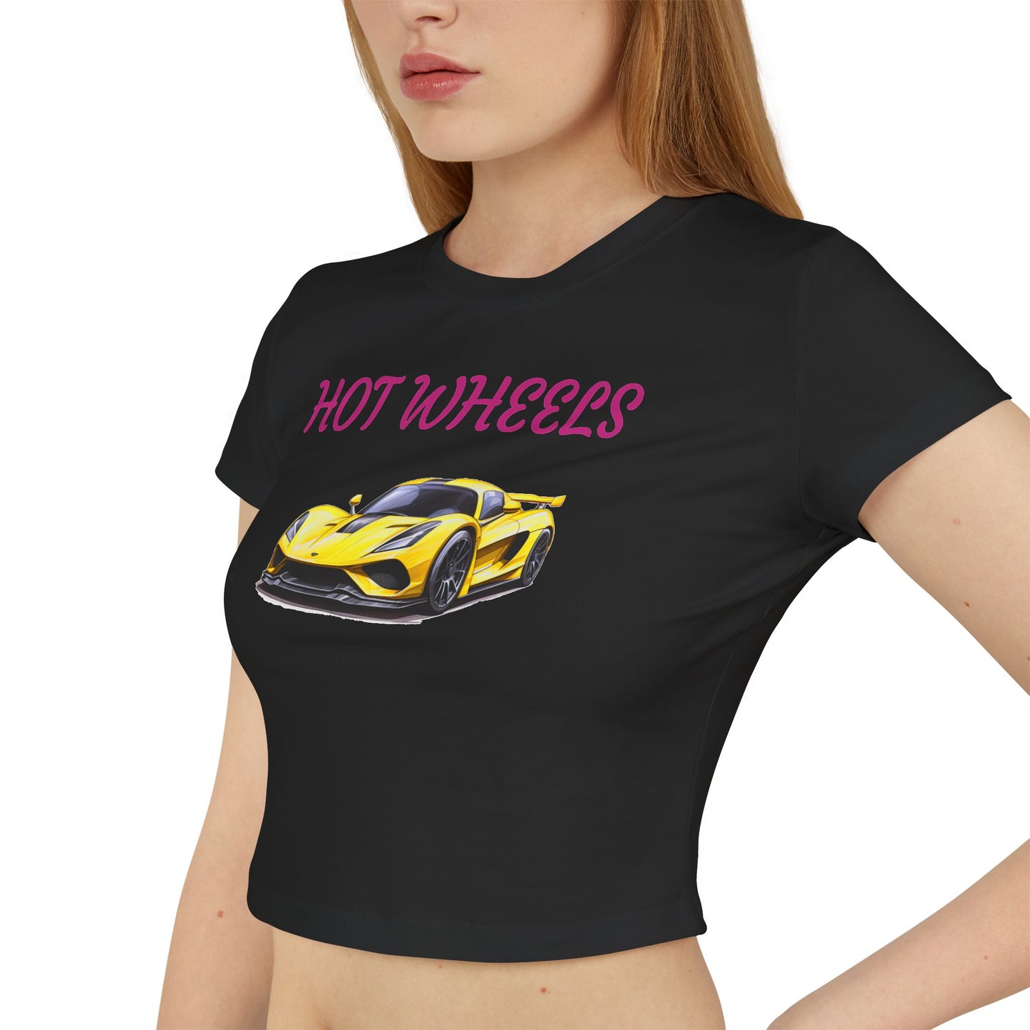 Princess Grace Hot Wheels Graphic Baby Tee for Car Enthusiasts