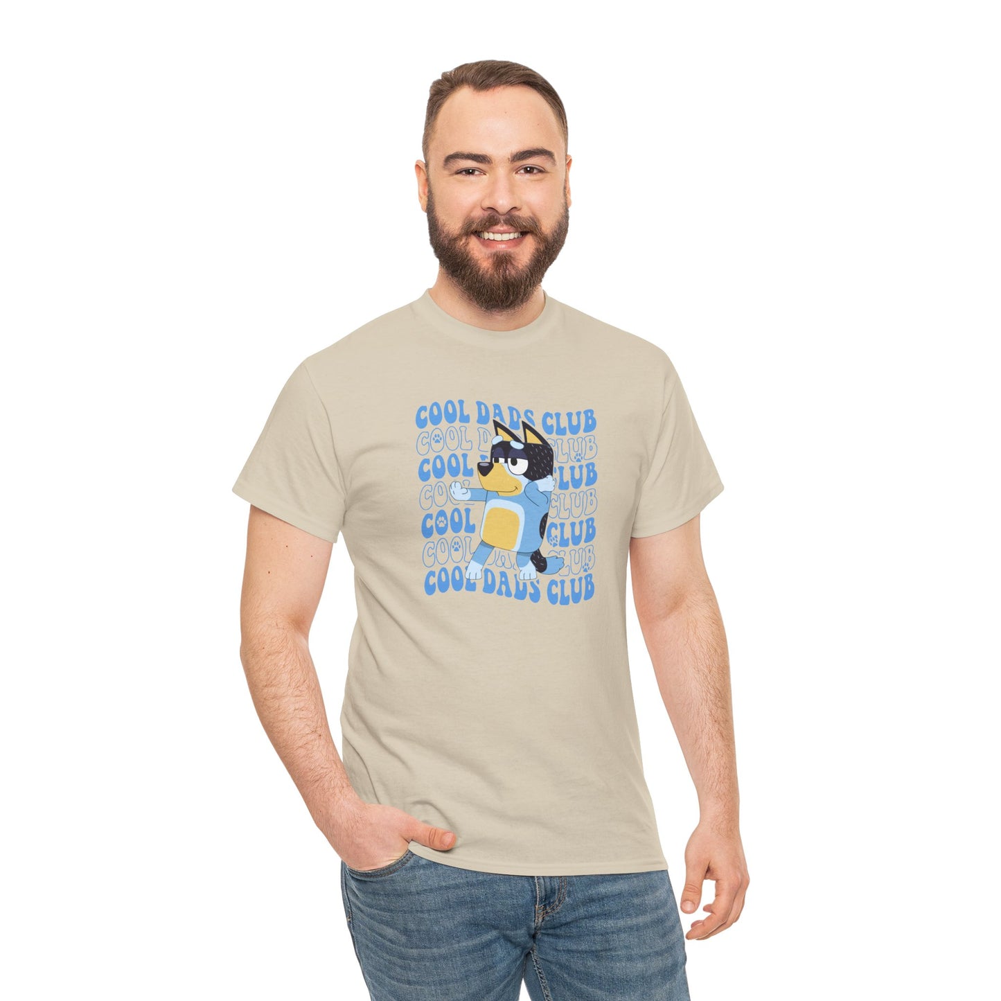 Princess Grace Bluey Cool Dads Club Unisex Heavy Cotton Tee