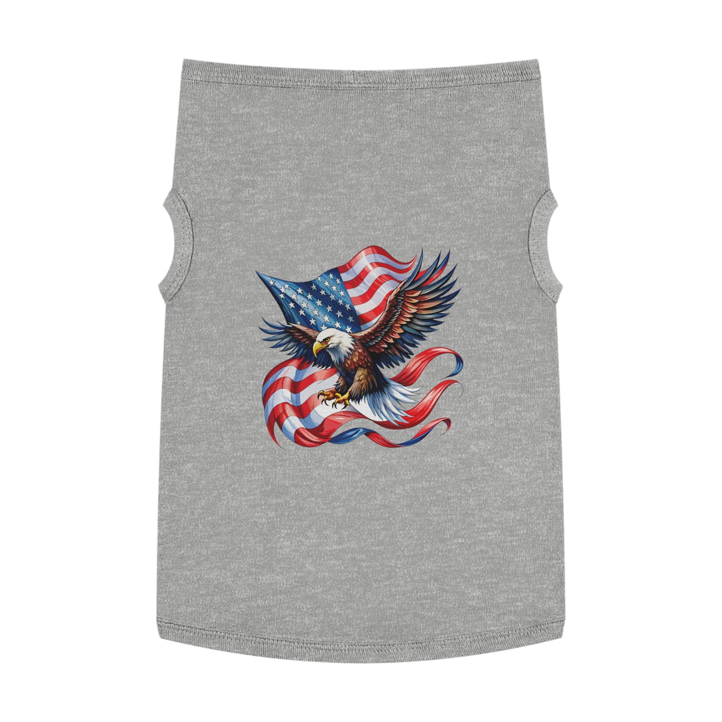 Princess Grace Patriotic Eagle Pet Tank Top for Celebrations