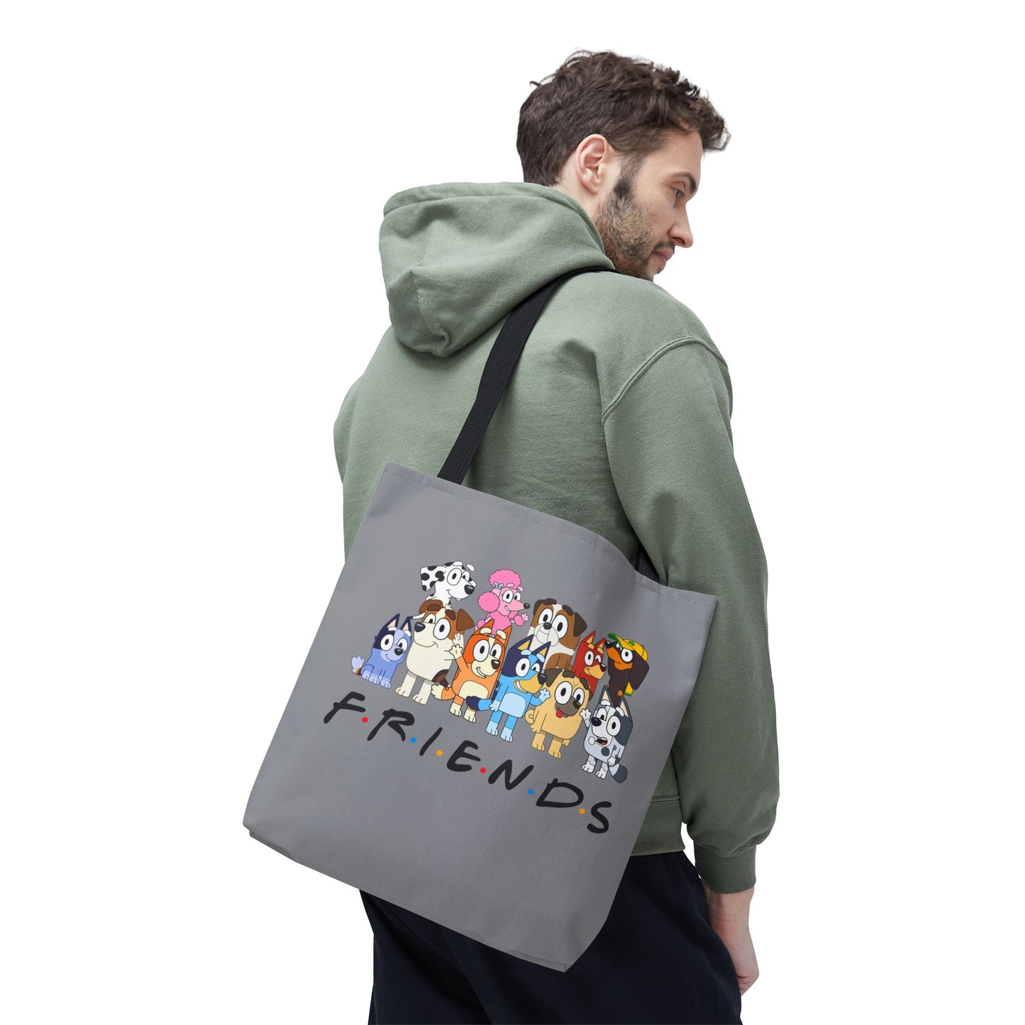 Princess Grace Friends Dog Character Tote Bag Cute Animal Design for Daily Use