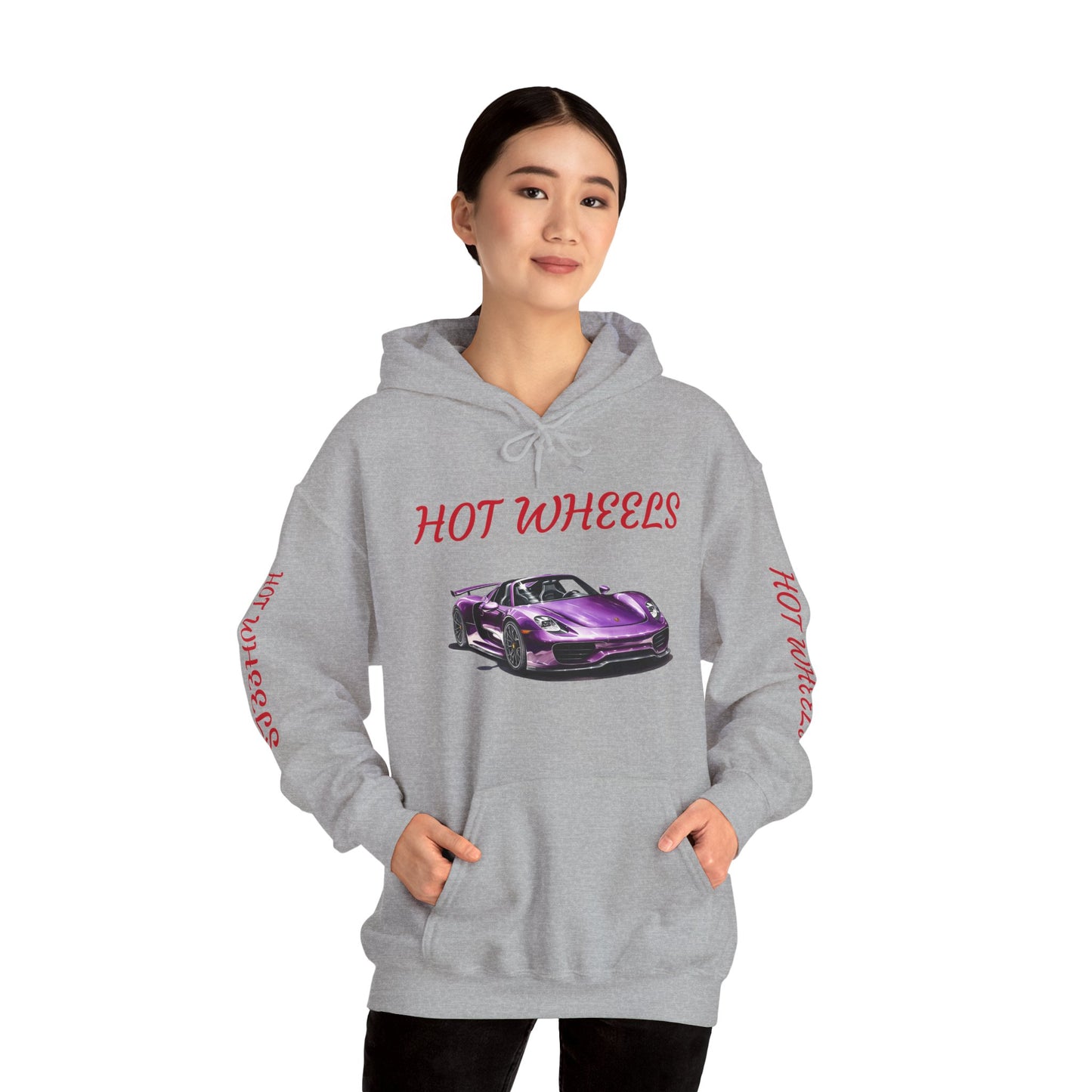 Princess Grace Unisex Heavy Blend Hooded Sweatshirt Hot Wheels Purple Sports Car