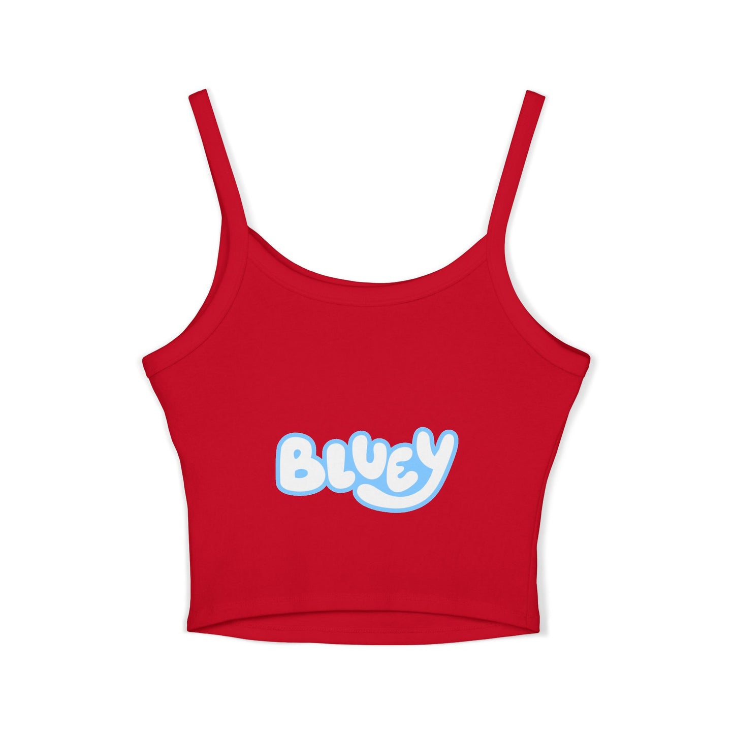 Princess Grace Bluey Spaghetti Strap Tank Top for Women Cute Cartoon Graphic