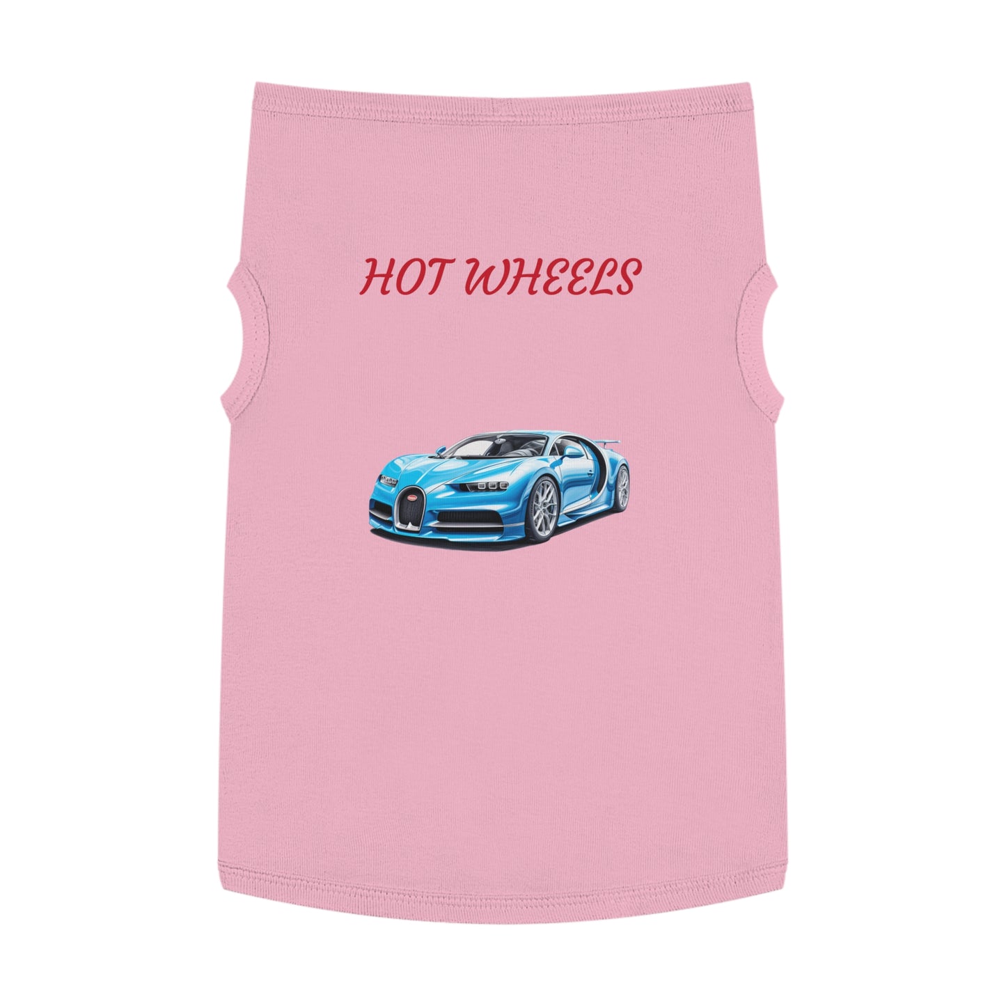 Princess Grace Hot Wheels Pet Tank Top Sporty Style for Car Lovers