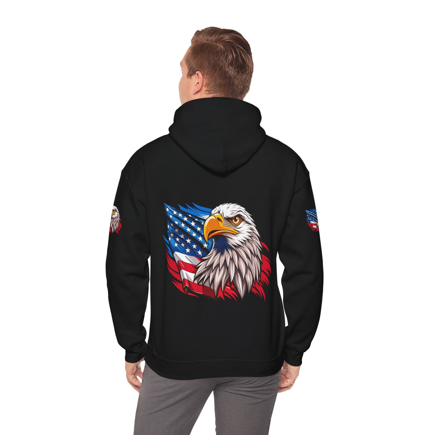 Princess Grace Patriotic Eagle Unisex Heavy Blend Hoodie