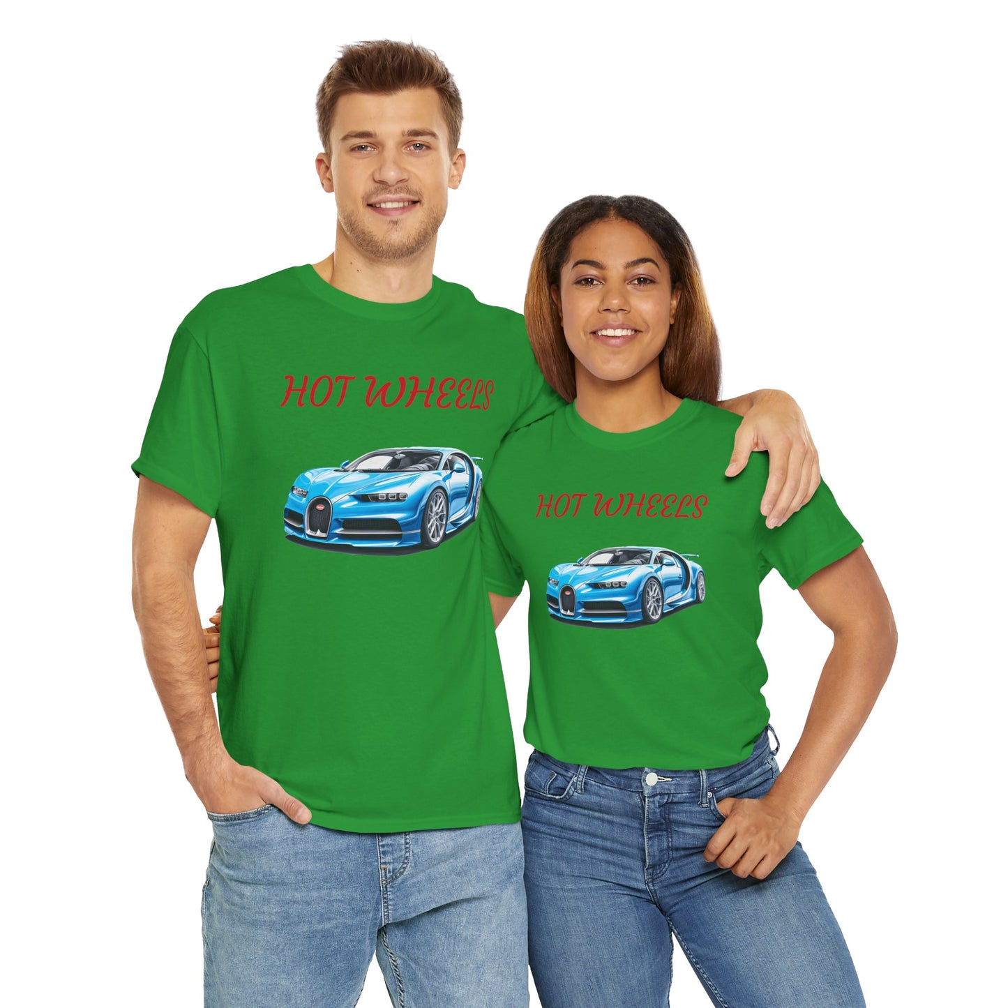 Princess Grace Cool Car Lover Unisex Heavy Cotton Tee Hot Wheels Graphic T-Shirt