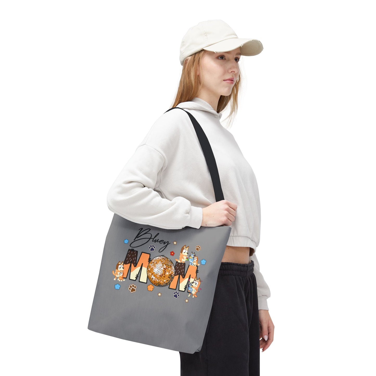 Princess Grace Bluey Mom Tote Bag Stylish Pet Lover Gift with Fun Design