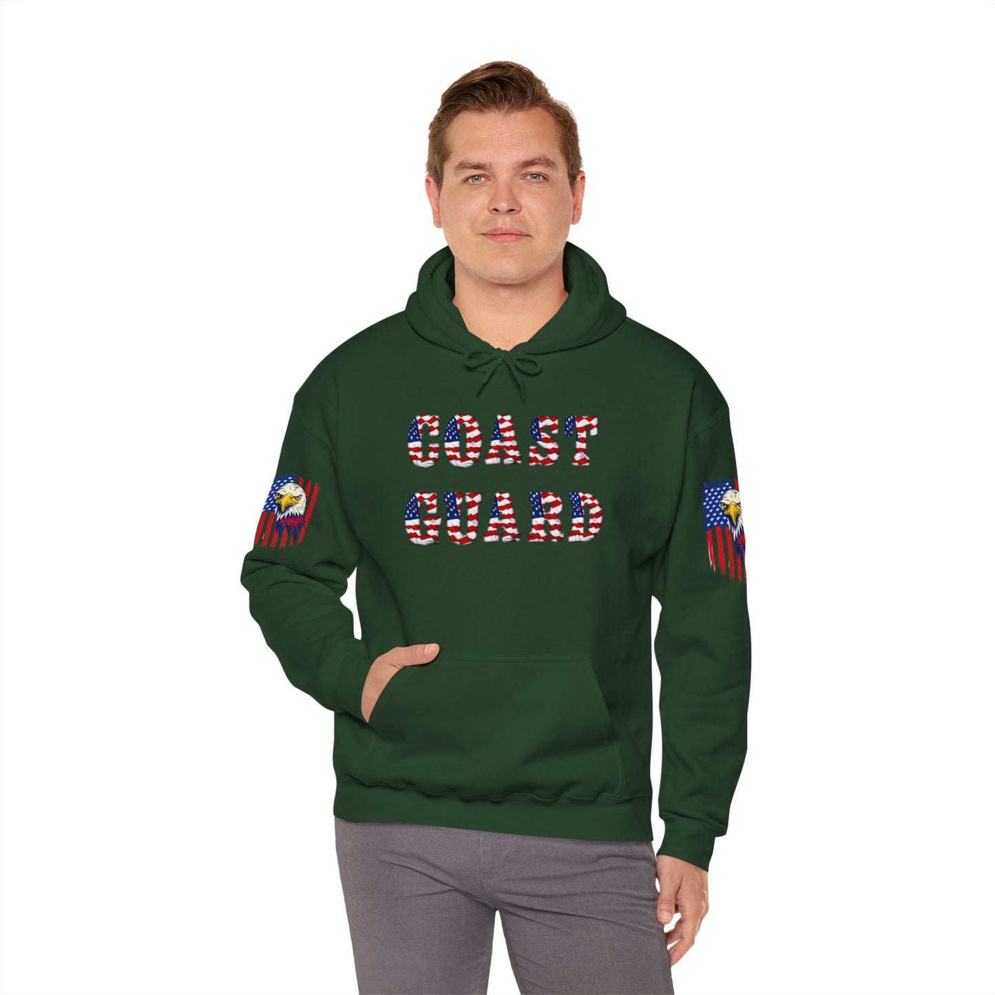 Princess Grace Patriotic Coast Guard Sweatshirt Unisex Heavy Blend Hoodie