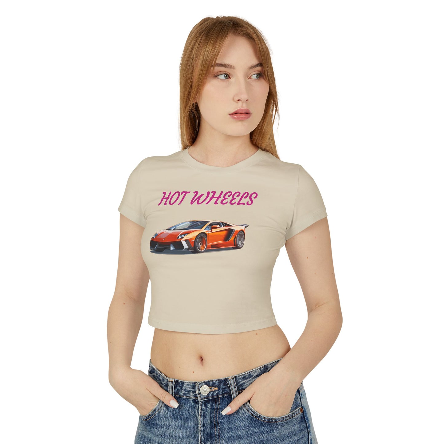Princess Grace Hot Wheels Graphic Baby Tee for Car Enthusiasts