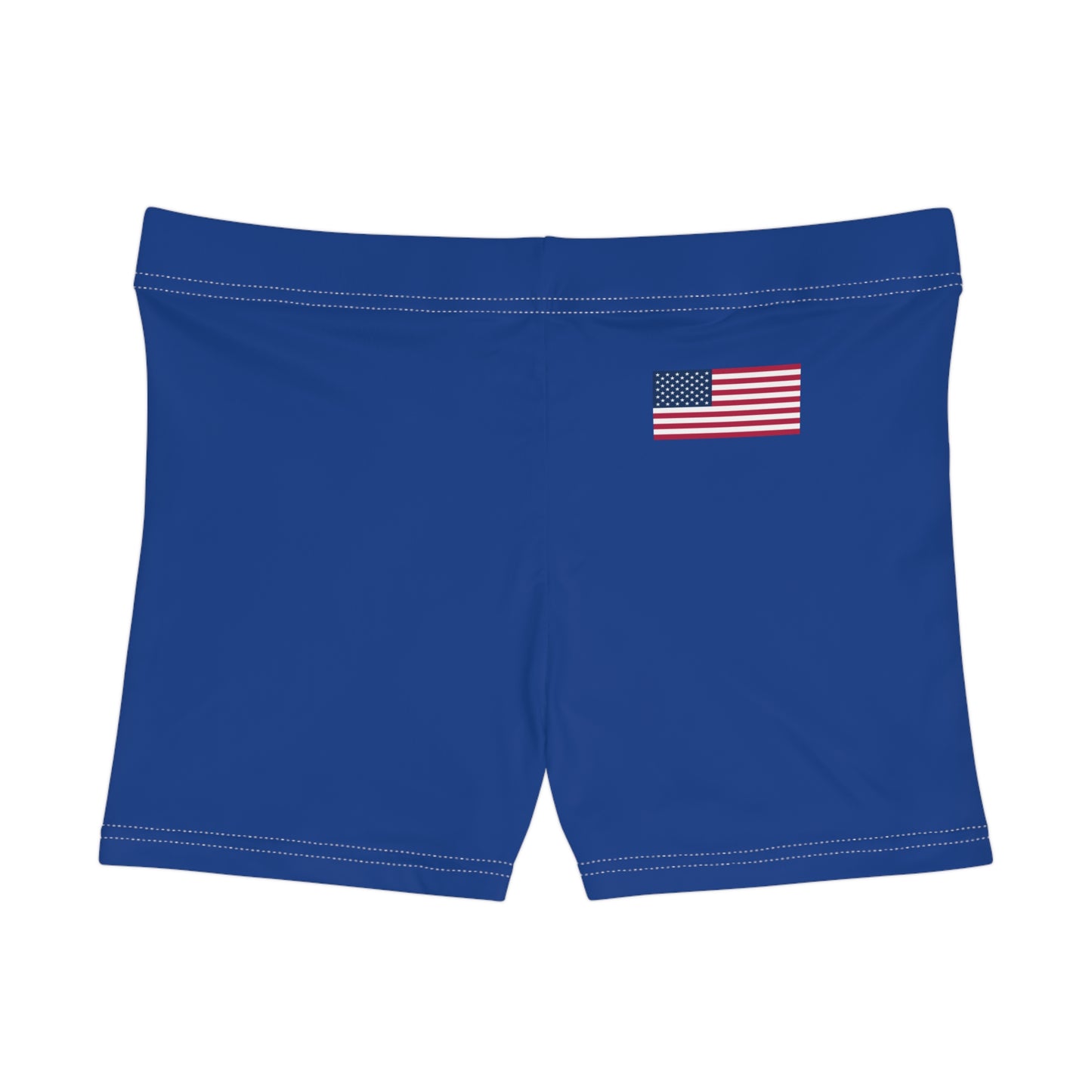 Princess Grace Women's American Flag Swim Shorts for Summer Adventures