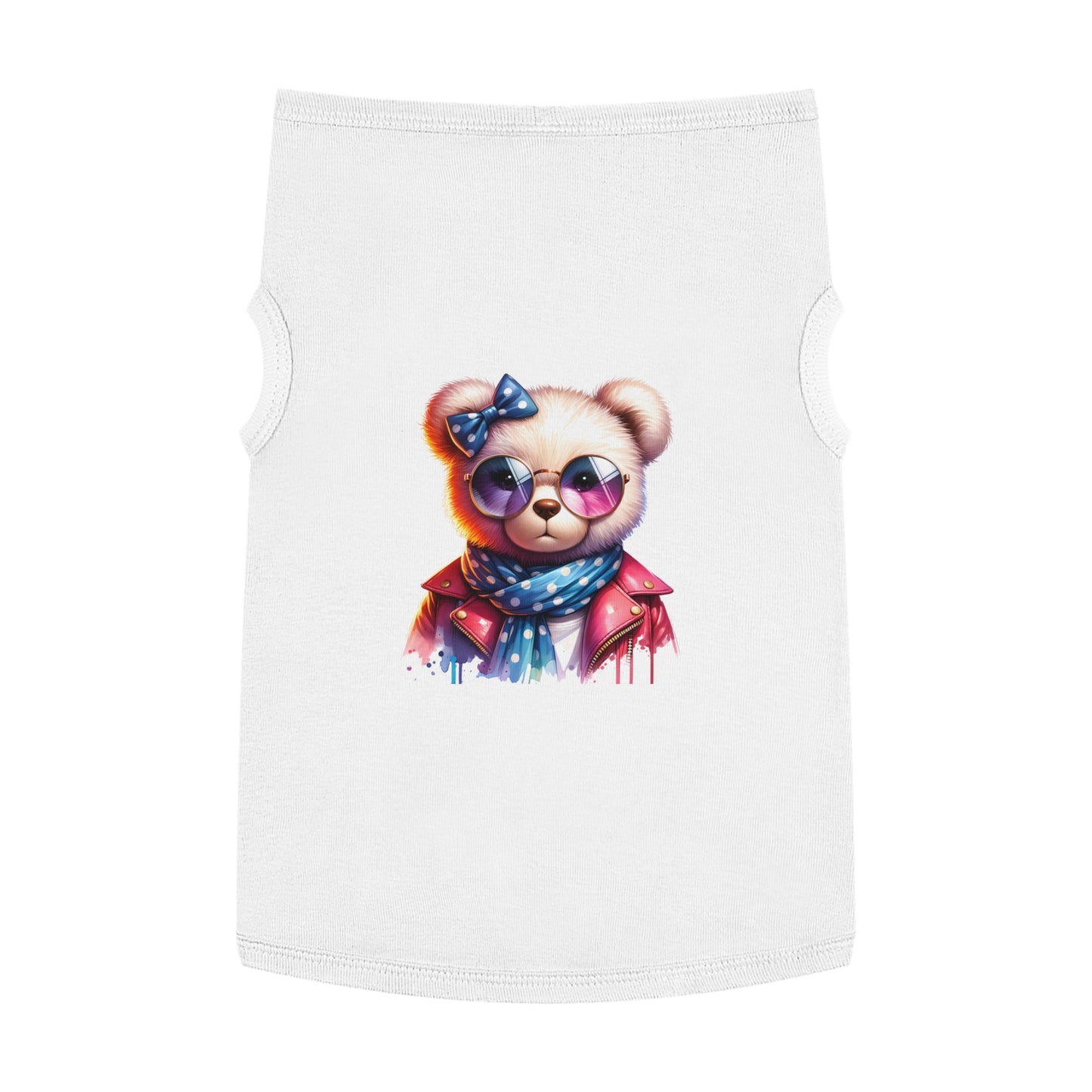 Princess Grace CUTE Trendy Pet Tank Top with Stylish Bear Design