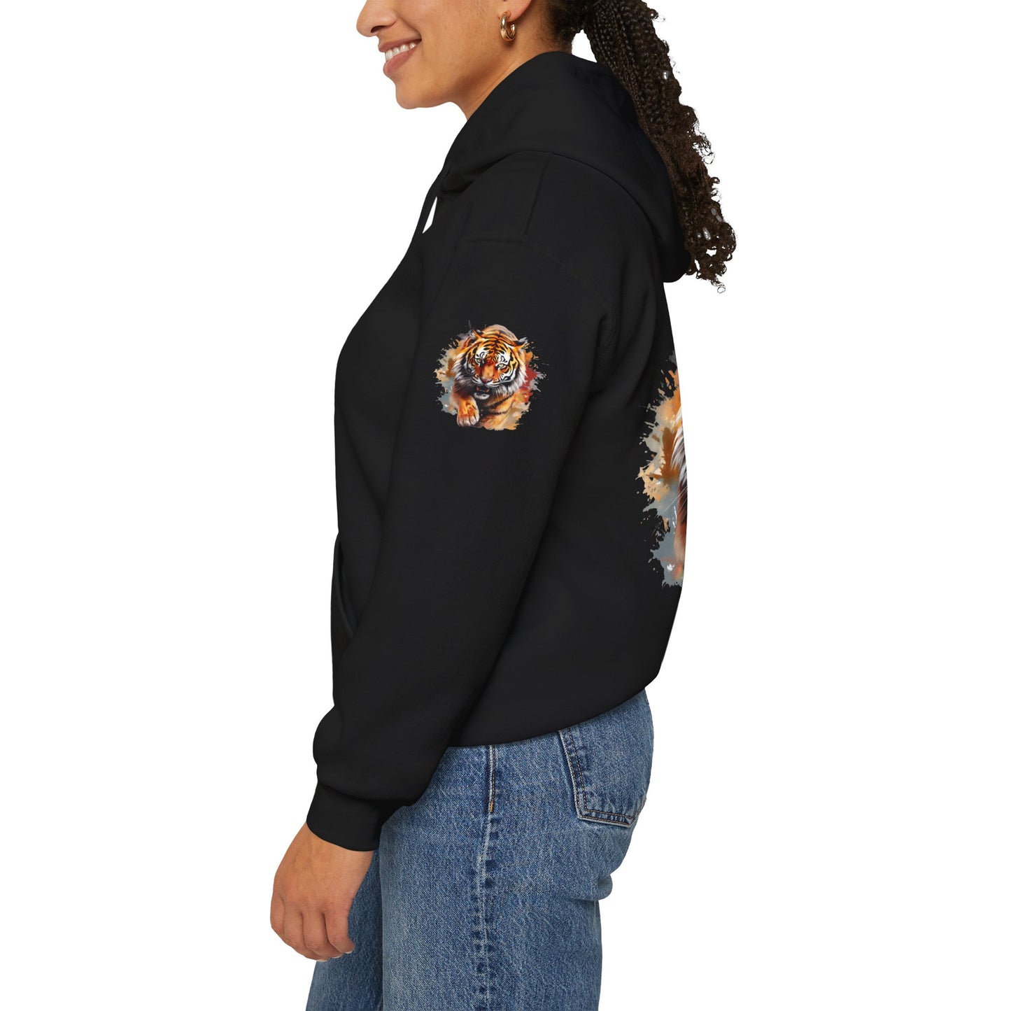Princess Grace Fierce Tiger Graphic Unisex Heavy Blend Hoodie