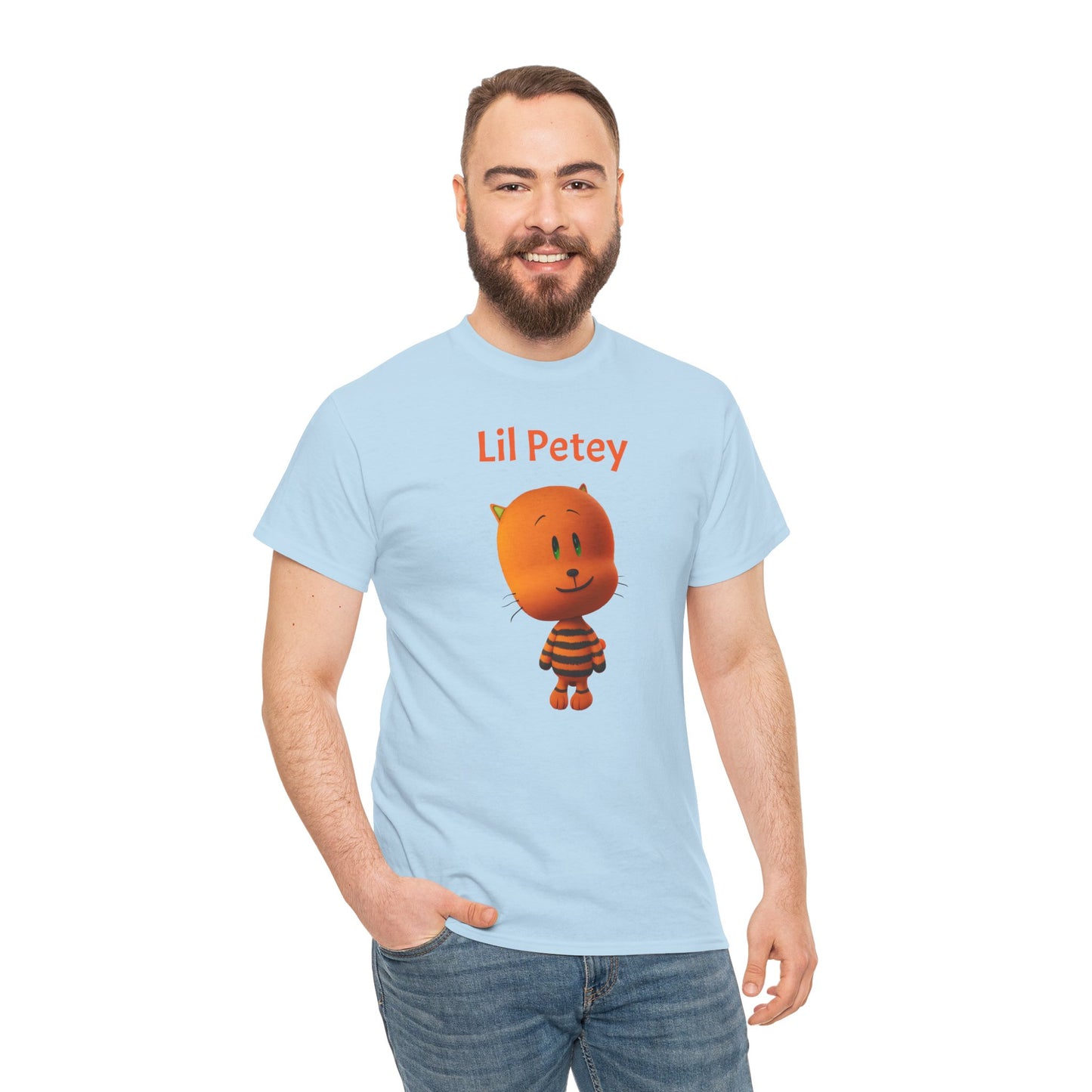 Princess Grace Lil Petey Unisex Heavy Cotton Tee Fun & Playful Cartoon T-Shirt for Kids and Adults