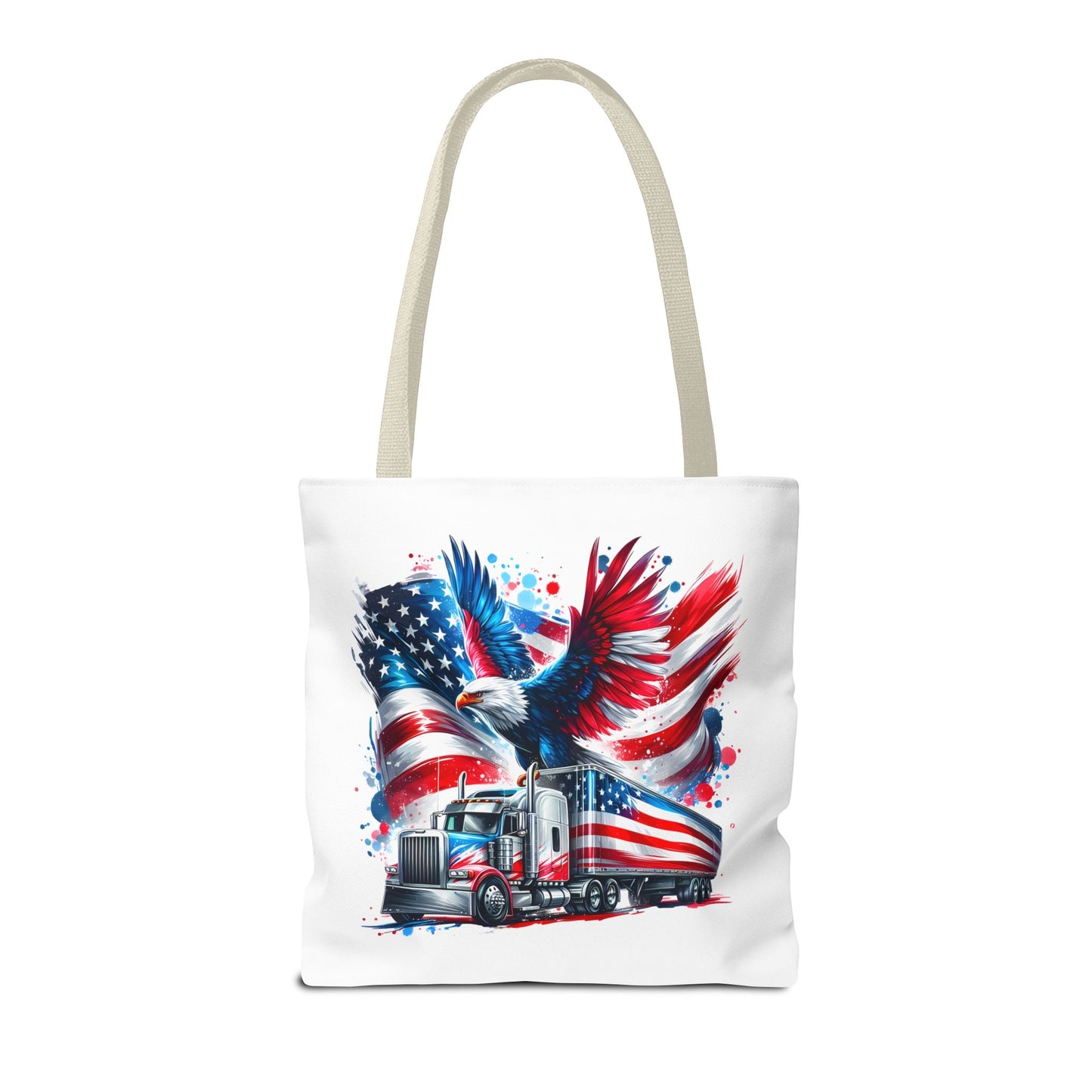 Princess Grace Patriotic Eagle Tote Bag American Flag Design