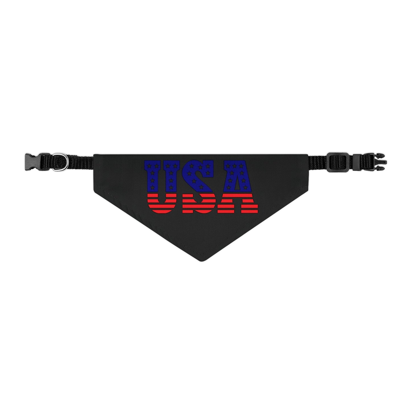 Princess Grace USA Flag Pet Bandana Collar Patriotic Dog Accessory