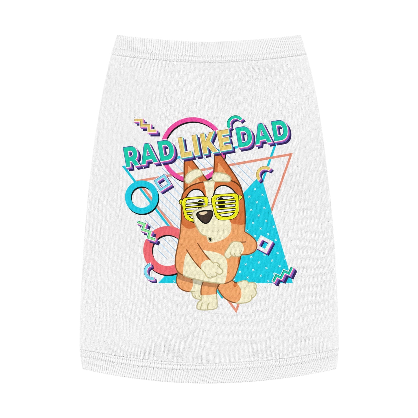 Princess Grace Rad Like Dad Pet Tank Top Cool Dog Apparel for Pet Lovers
