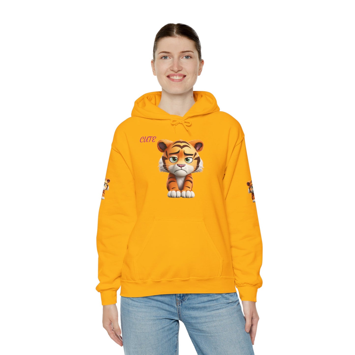 Princess Grace Cute Tiger Graphic Unisex Hoodie