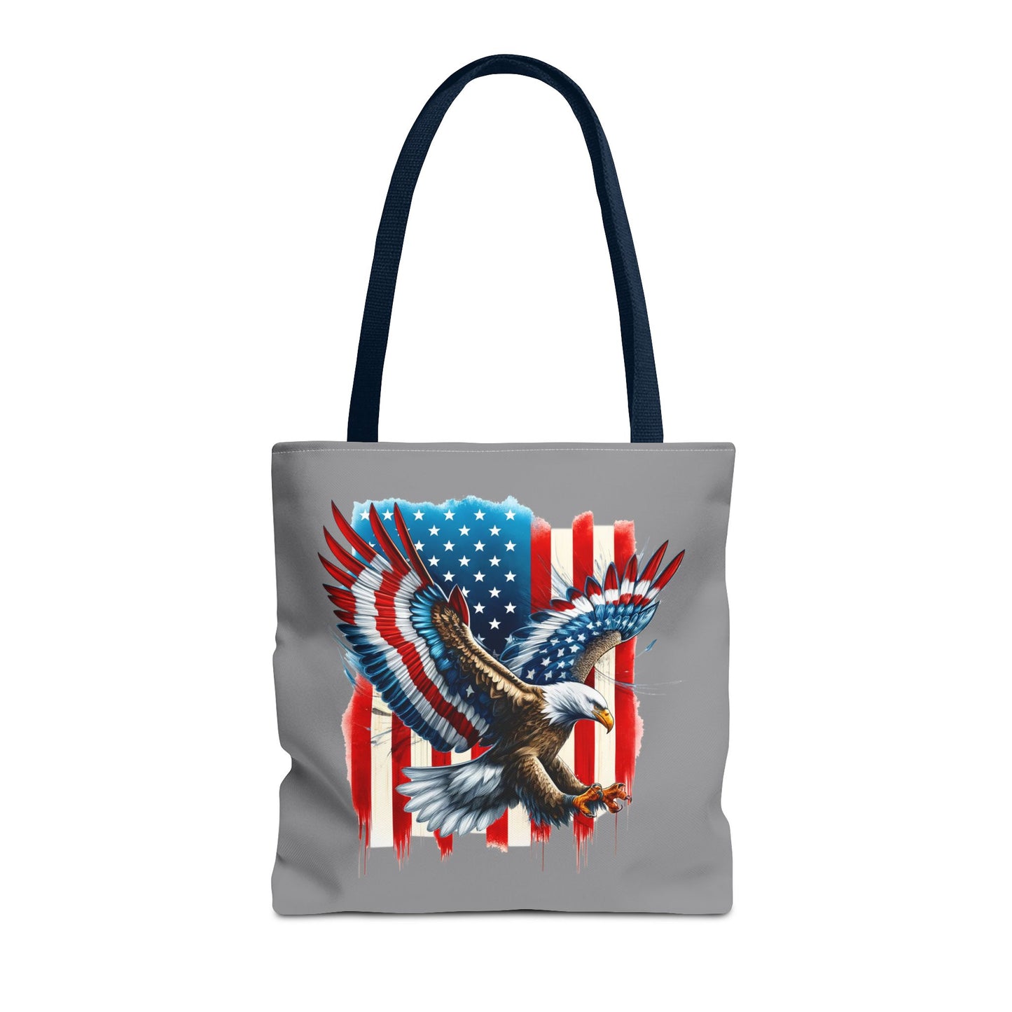 Princess Grace Patriotic Eagle Tote Bag American Flag Design
