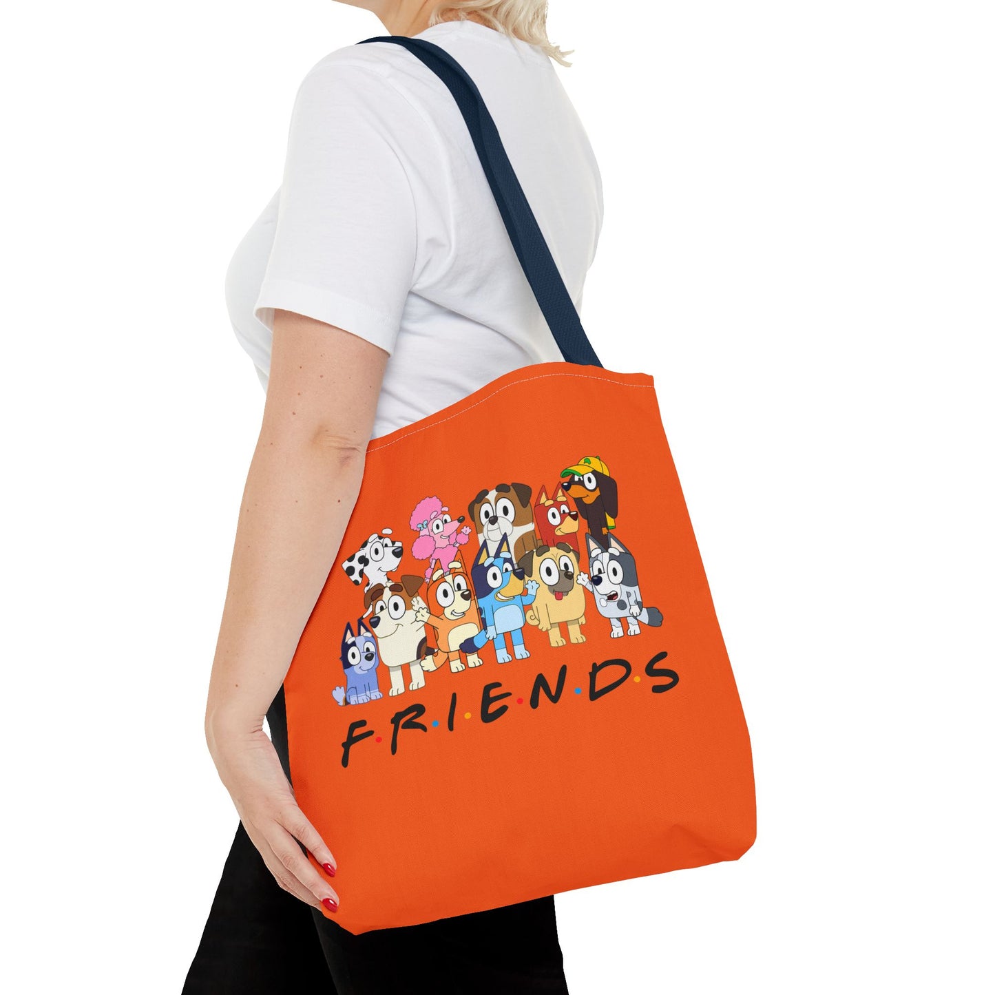Princess Grace Bluey Playful Friends Tote Bag Perfect for Pet Lovers